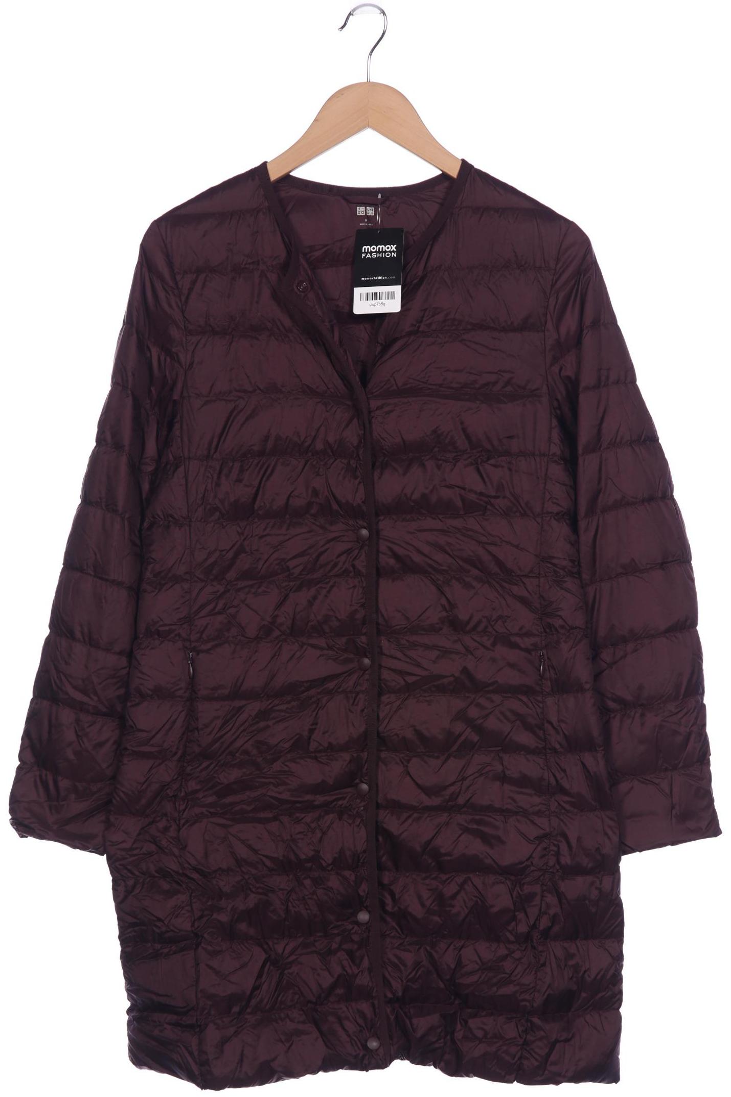 

uniqlo Damen Mantel, bordeaux, Gr. 38