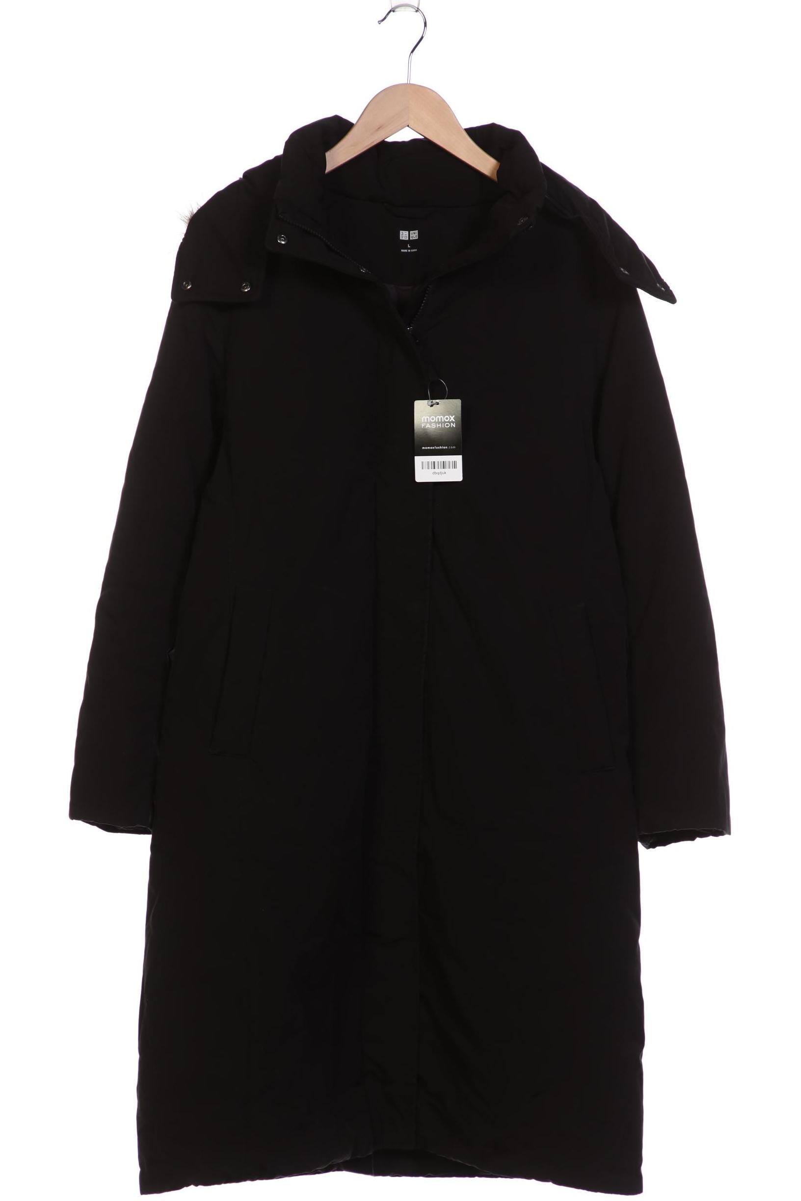 

uniqlo Damen Mantel, schwarz, Gr. 42