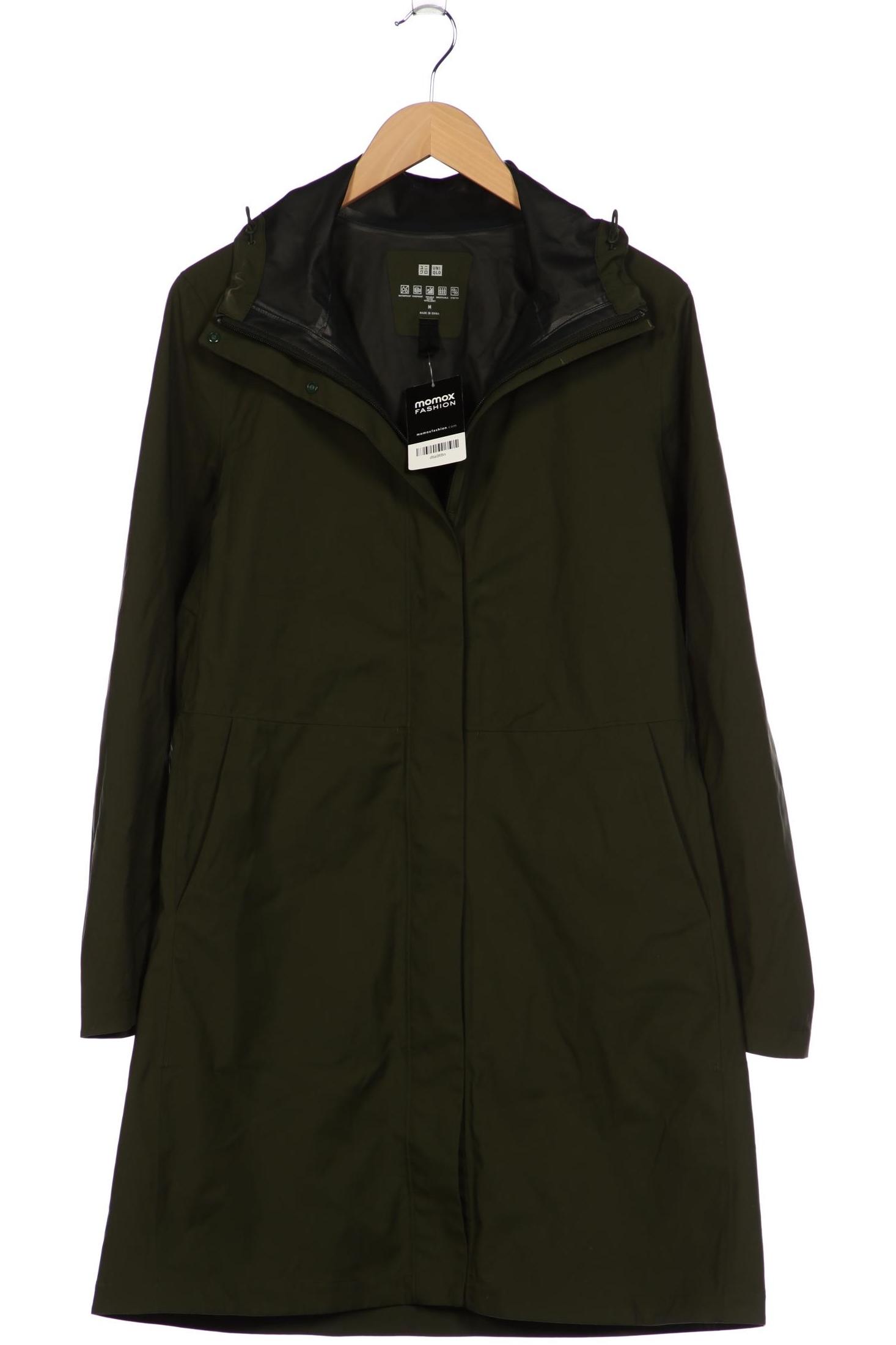 

uniqlo Damen Mantel, grün, Gr. 38