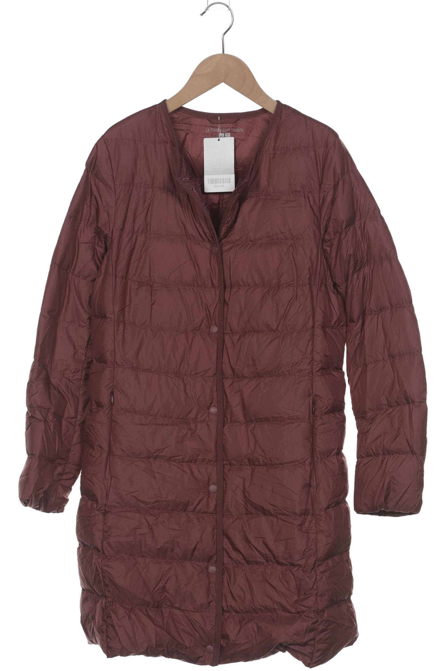 

uniqlo Damen Mantel, bordeaux, Gr. 36