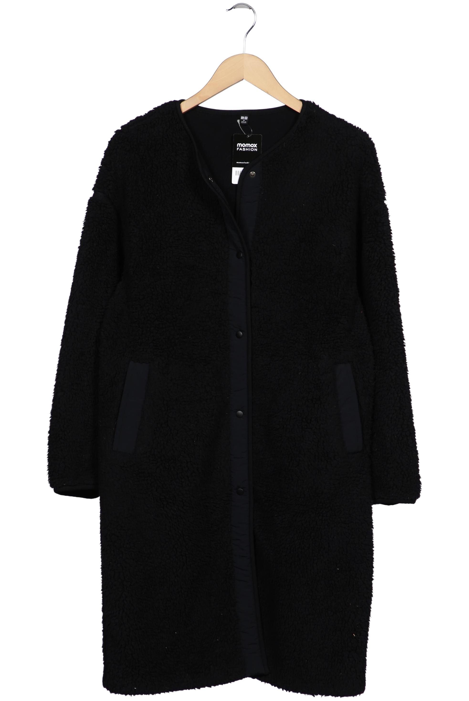 

uniqlo Damen Mantel, schwarz, Gr. 38