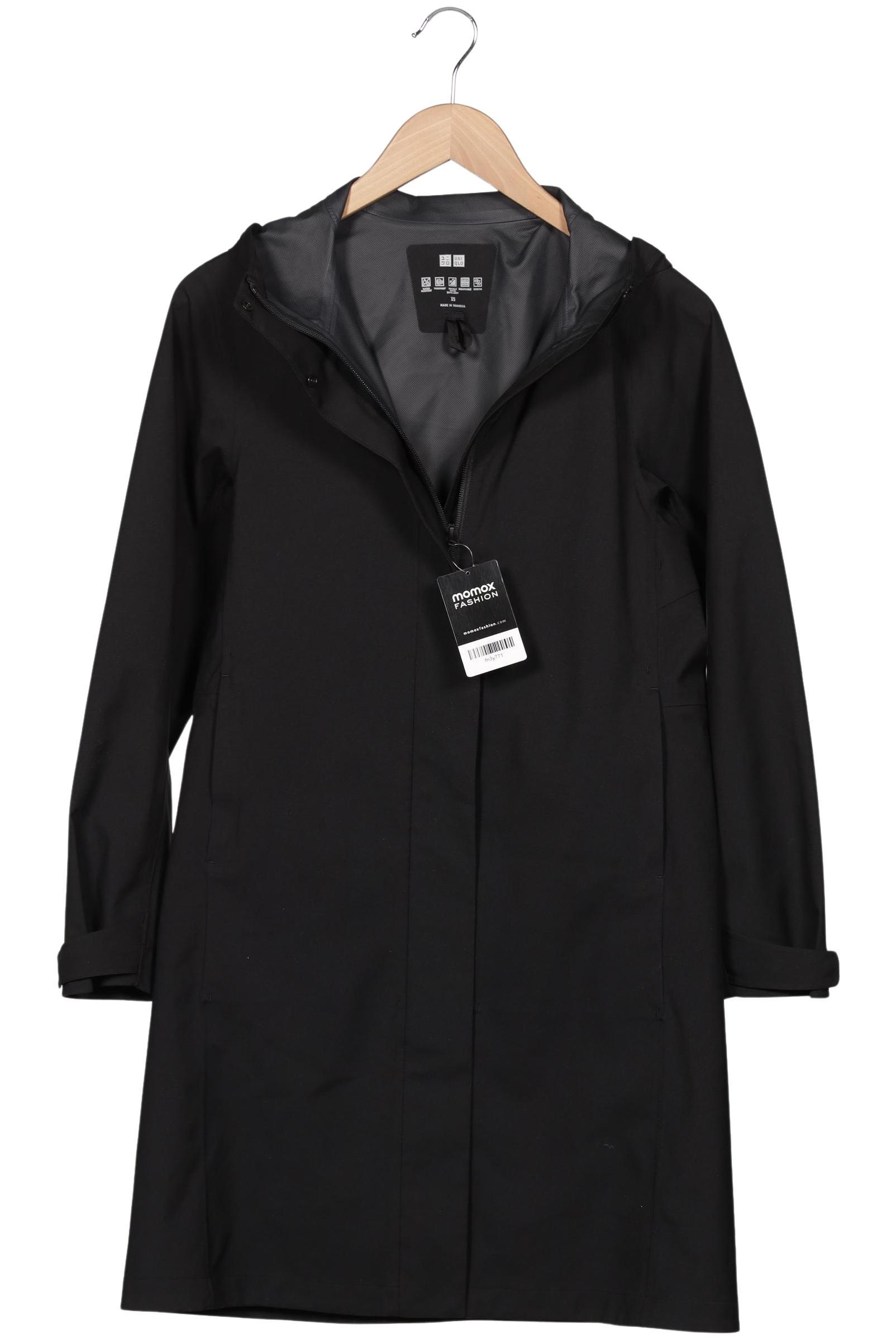

uniqlo Damen Mantel, schwarz, Gr. 34