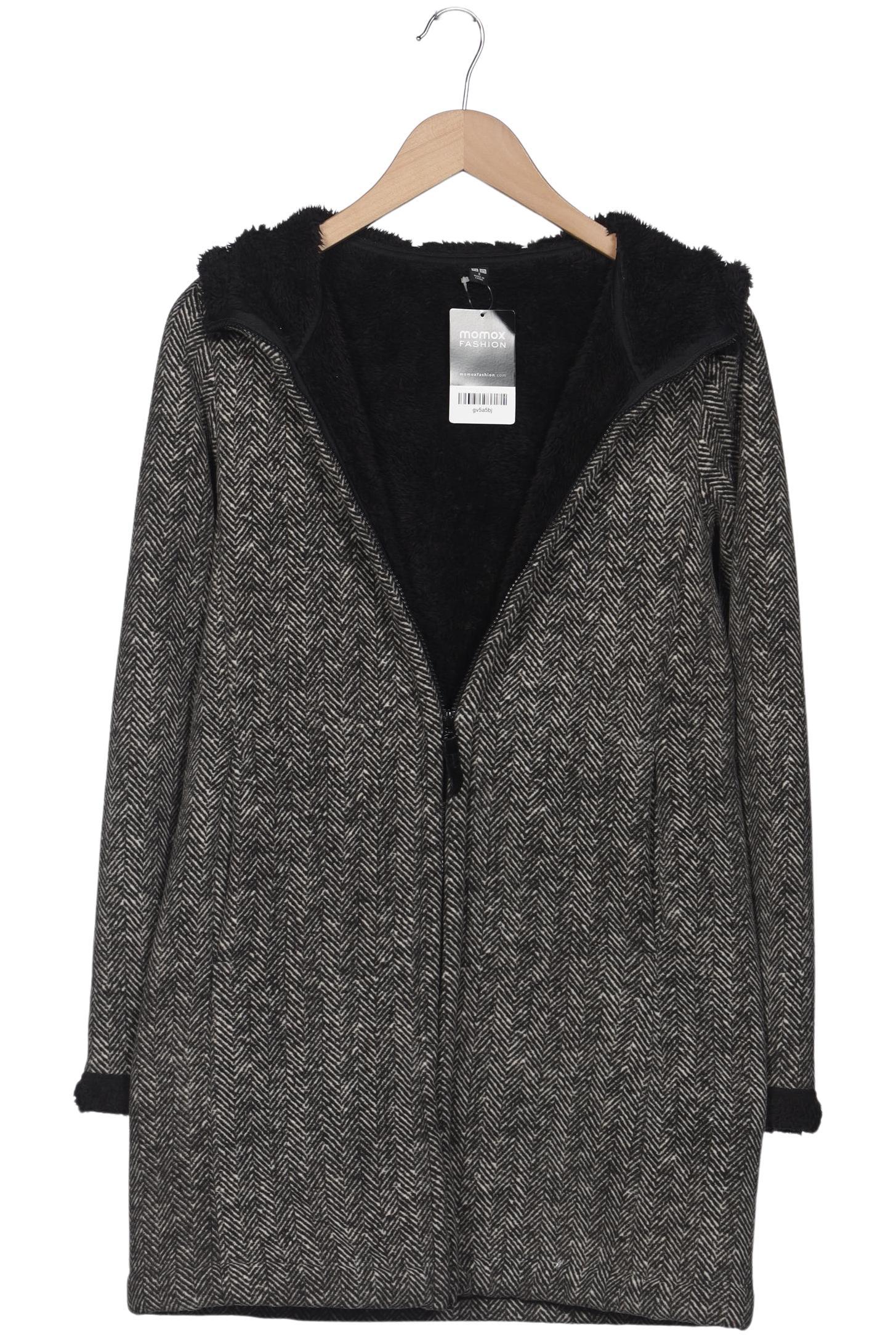 

uniqlo Damen Mantel, schwarz, Gr. 36