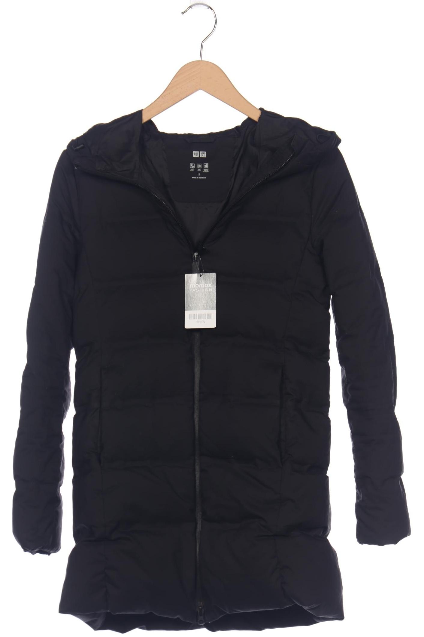

uniqlo Damen Mantel, schwarz, Gr. 36