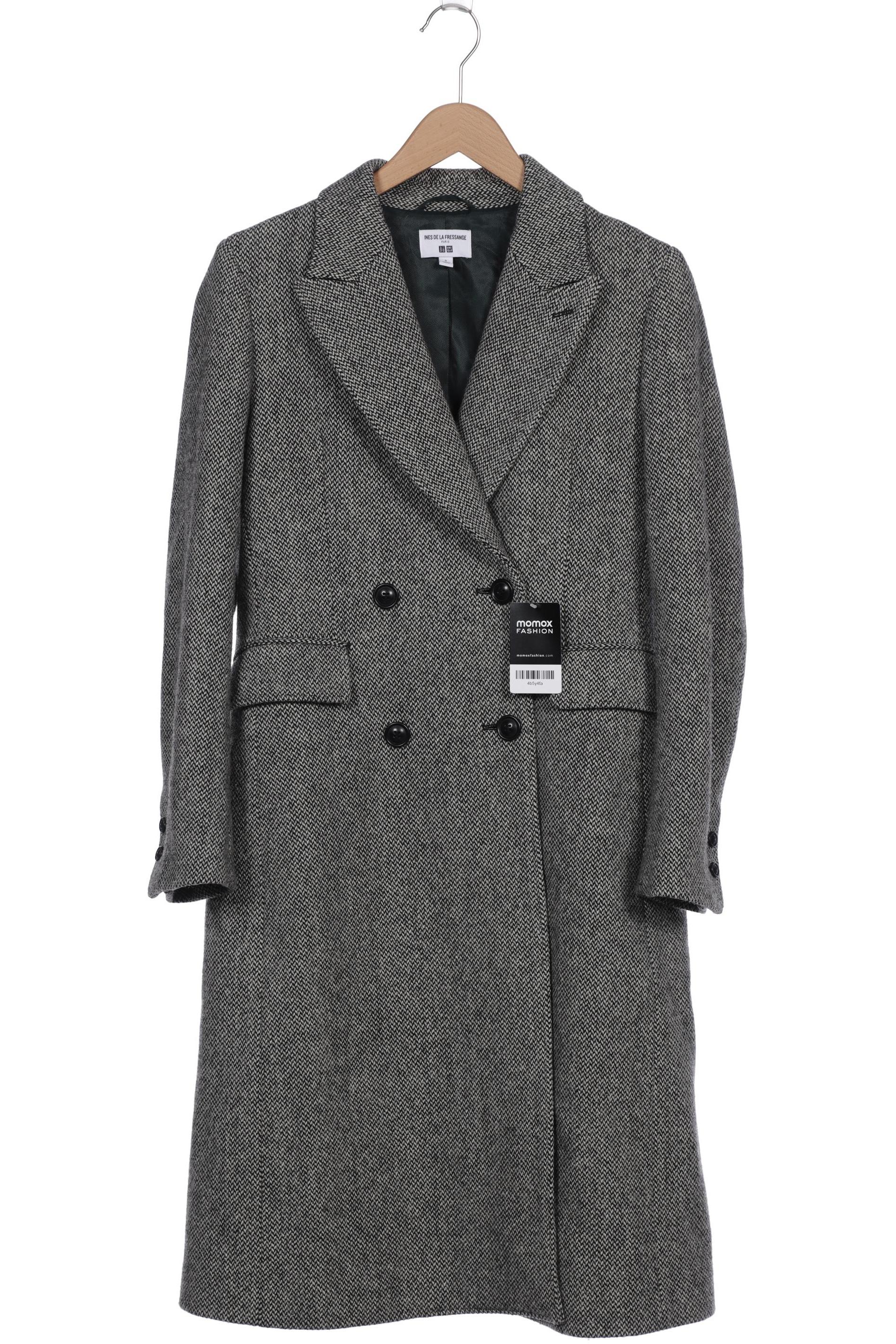 

uniqlo Damen Mantel, schwarz, Gr. 36