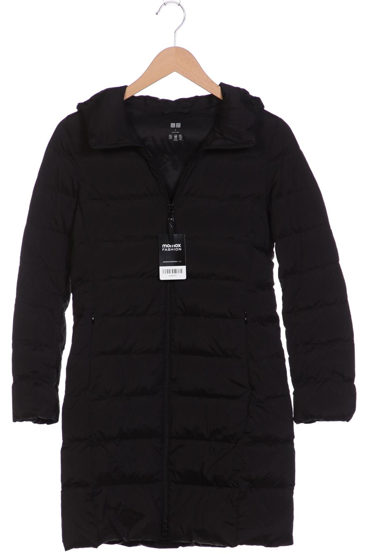 

uniqlo Damen Mantel, schwarz, Gr. 36