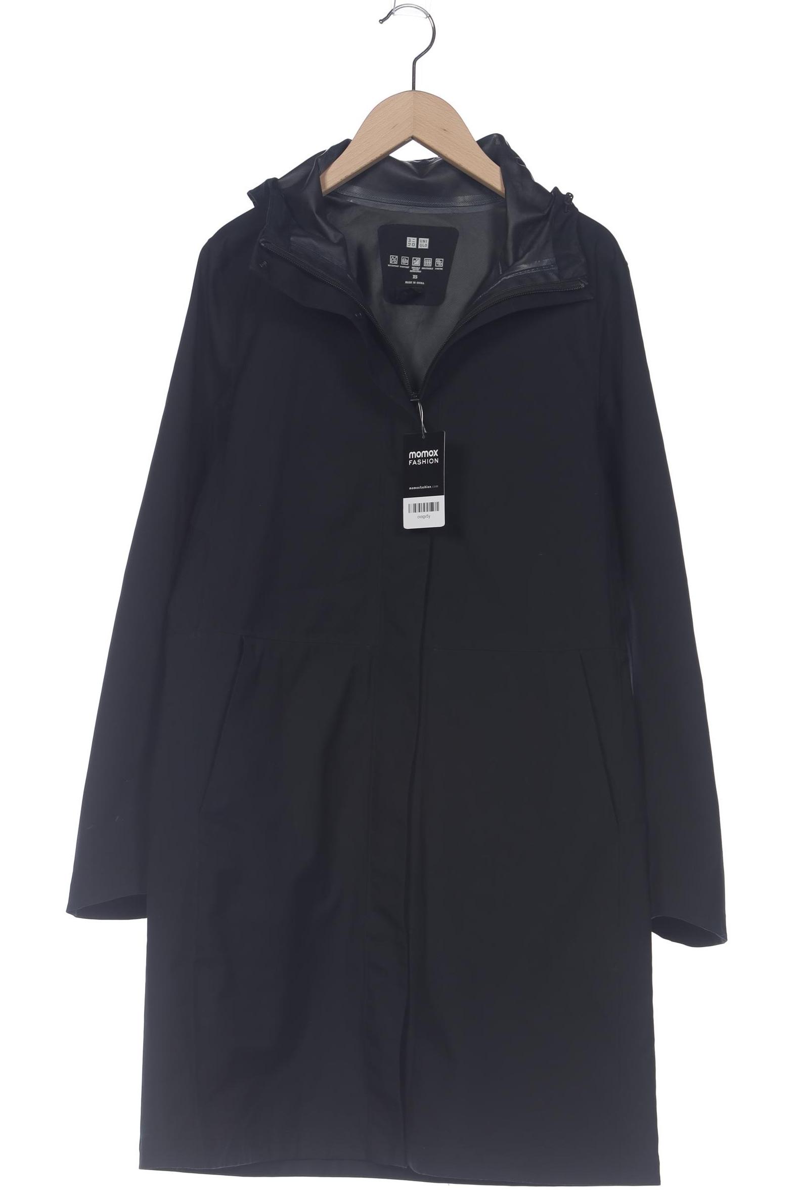 

uniqlo Damen Mantel, schwarz, Gr. 34