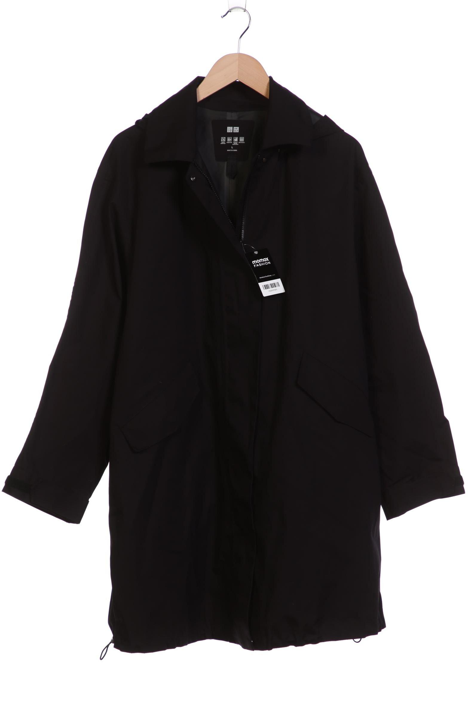 

uniqlo Damen Mantel, schwarz, Gr. 42