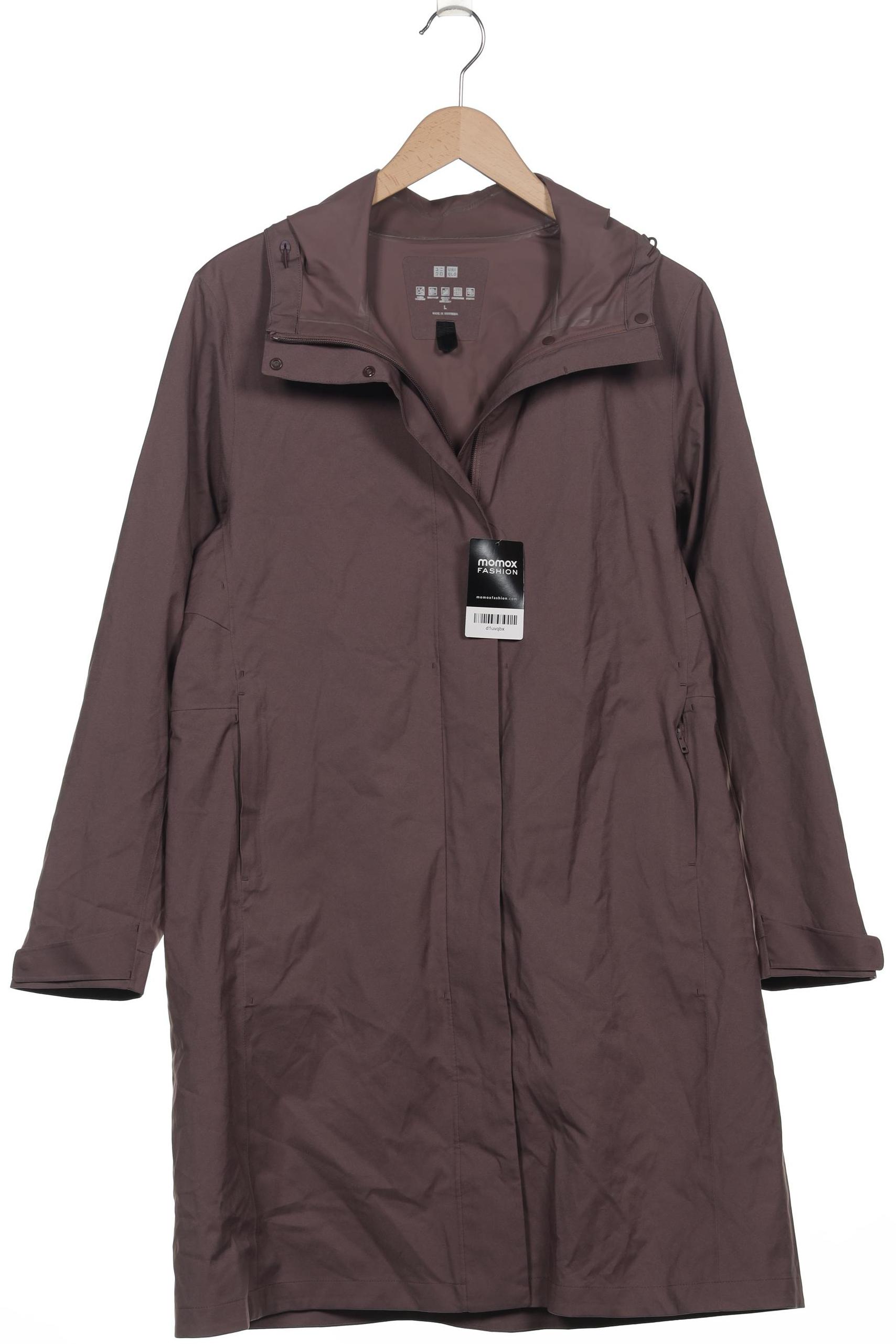

uniqlo Damen Mantel, braun, Gr. 42