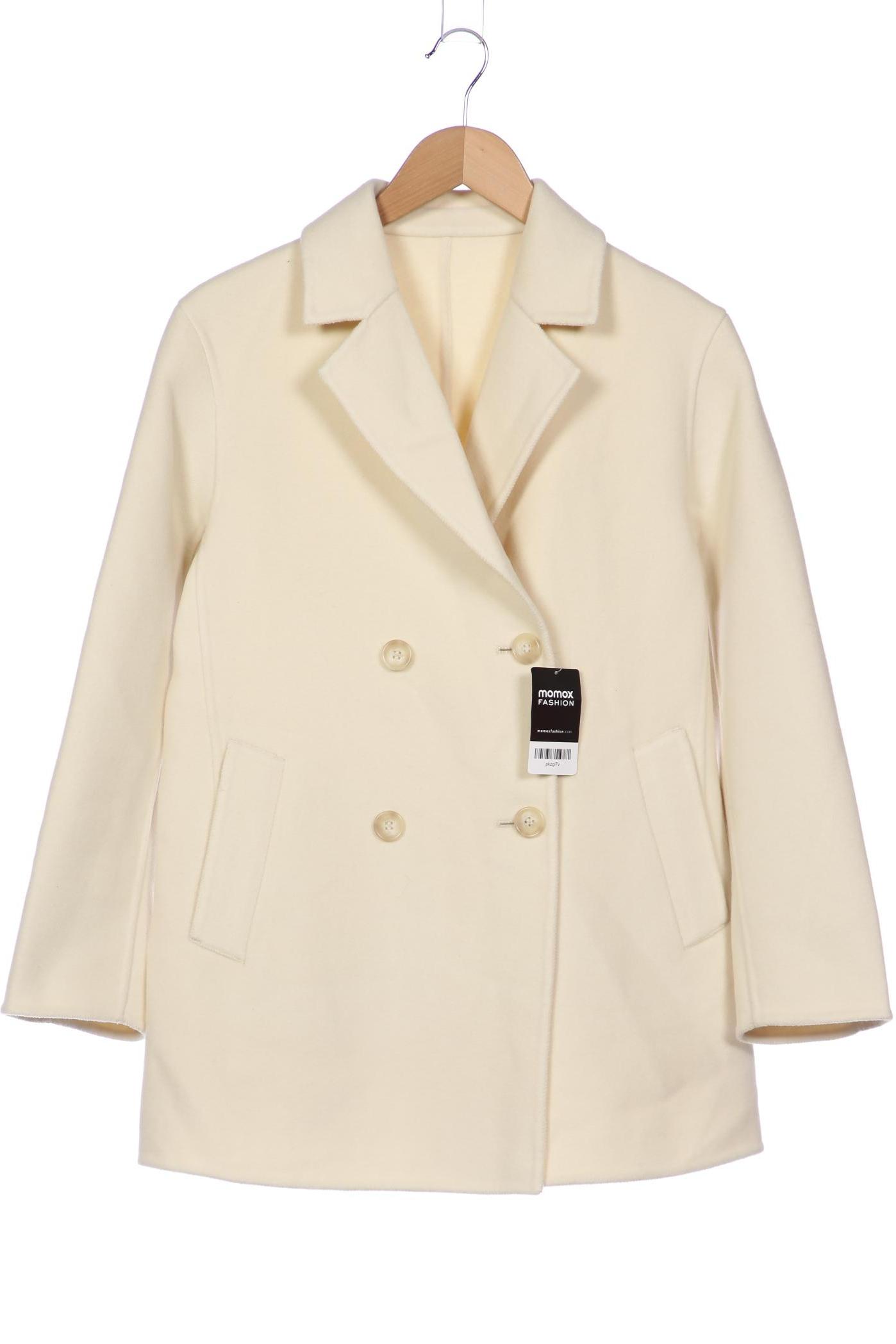 

uniqlo Damen Mantel, cremeweiß, Gr. 34