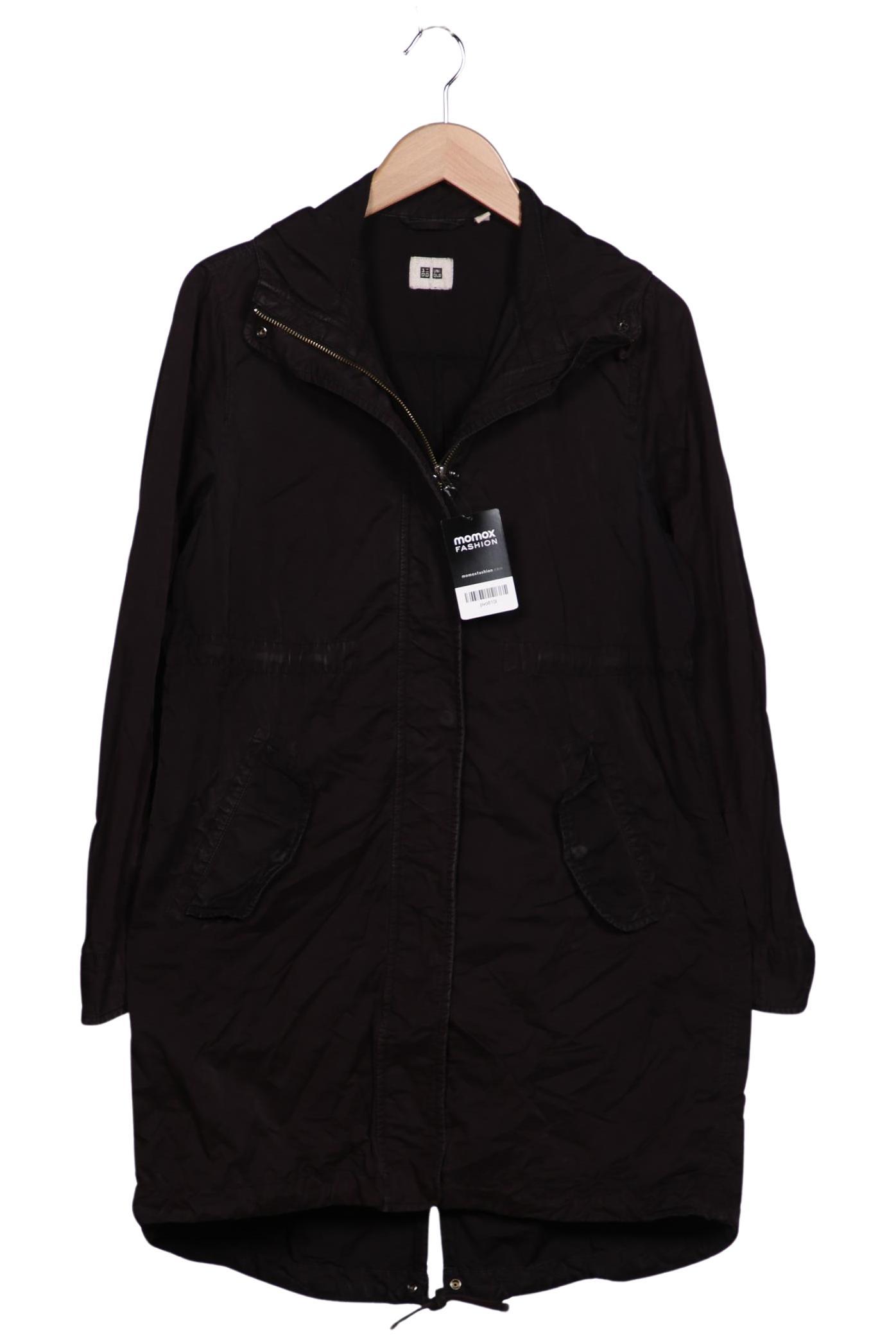 

uniqlo Damen Mantel, schwarz, Gr. 36