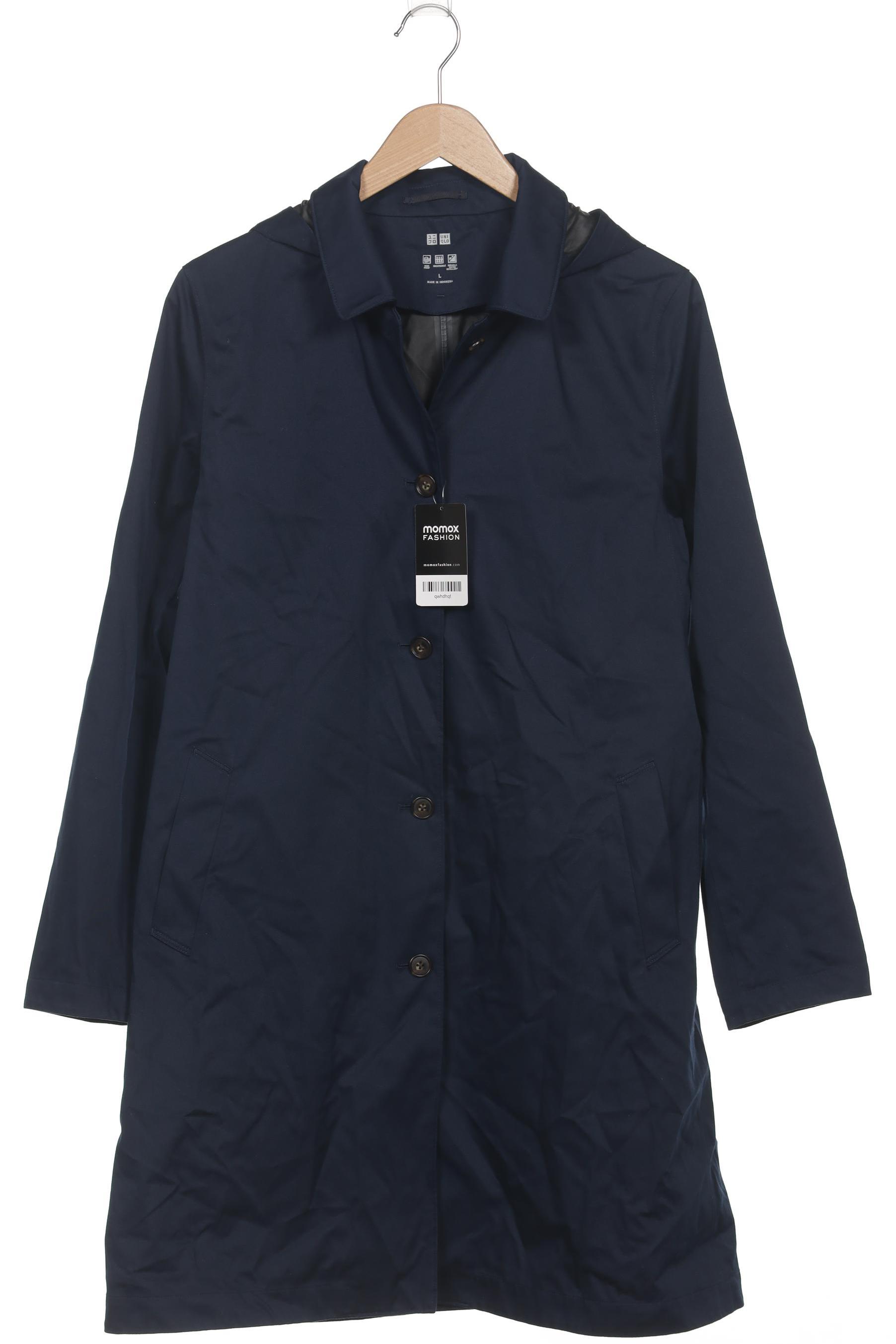 

uniqlo Damen Mantel, marineblau, Gr. 42
