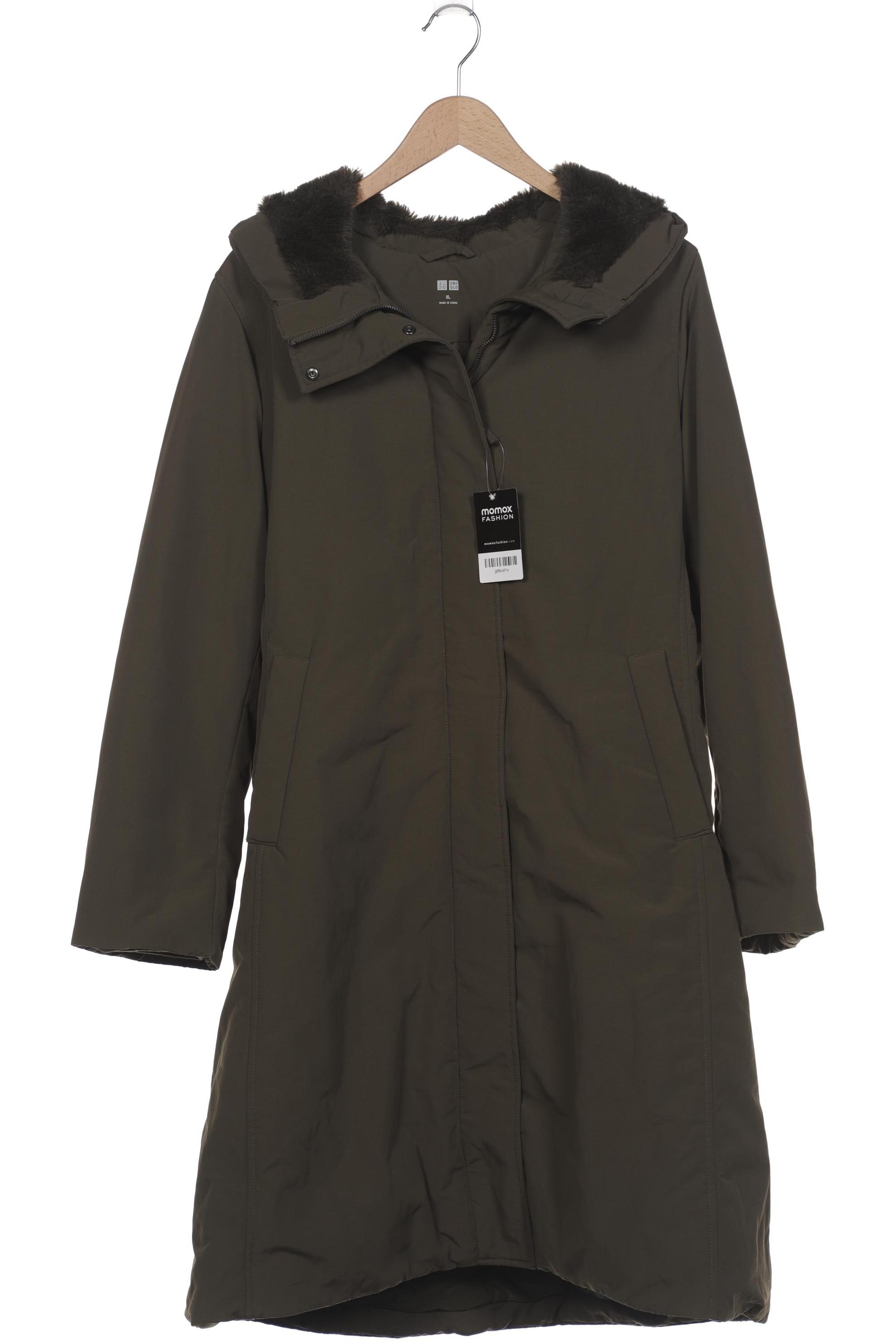 

uniqlo Damen Mantel, grün, Gr. 44