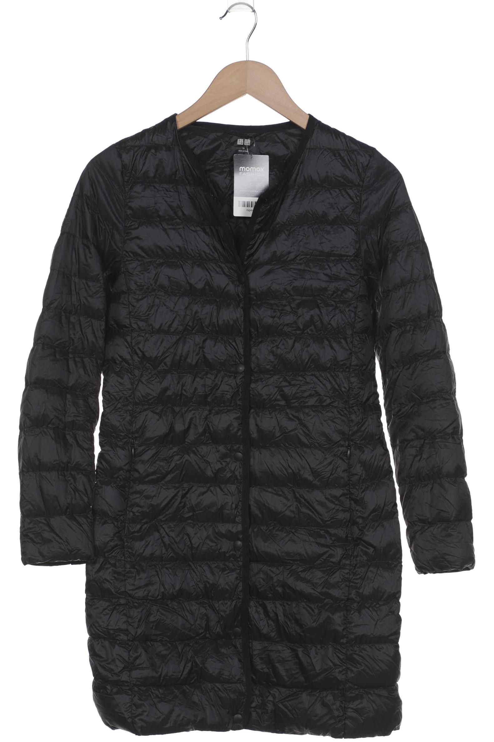 

uniqlo Damen Mantel, schwarz, Gr. 34