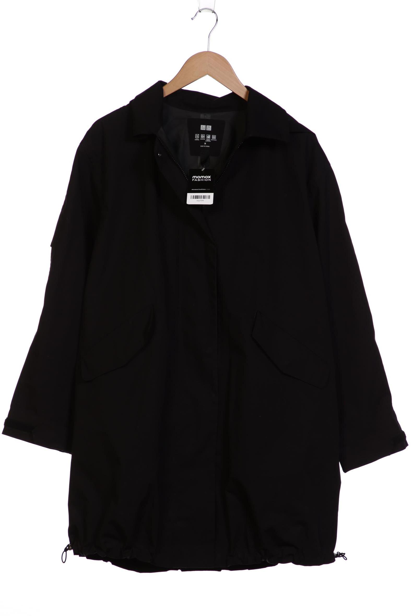 

uniqlo Damen Mantel, schwarz, Gr. 38