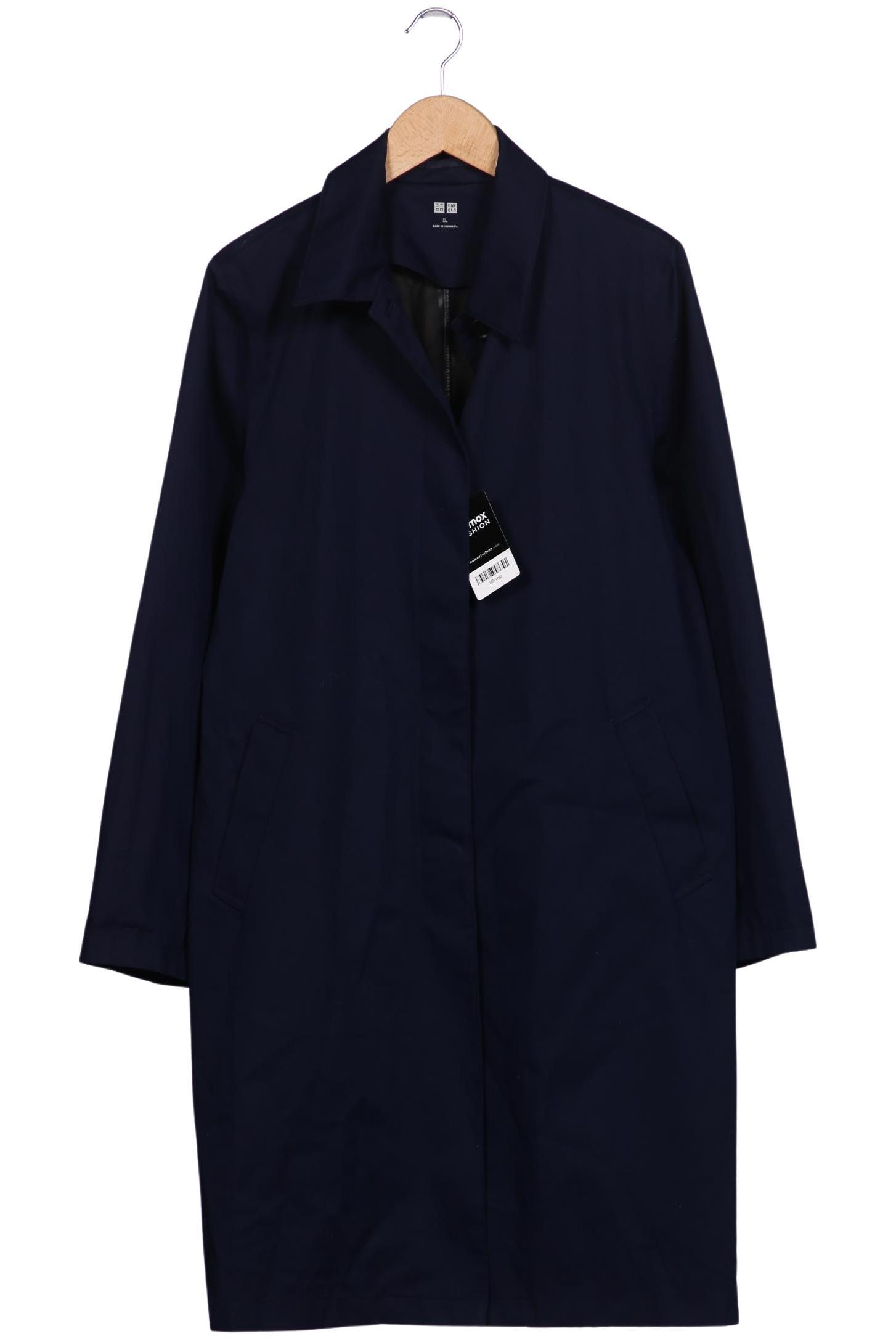 

uniqlo Damen Mantel, marineblau, Gr. 44