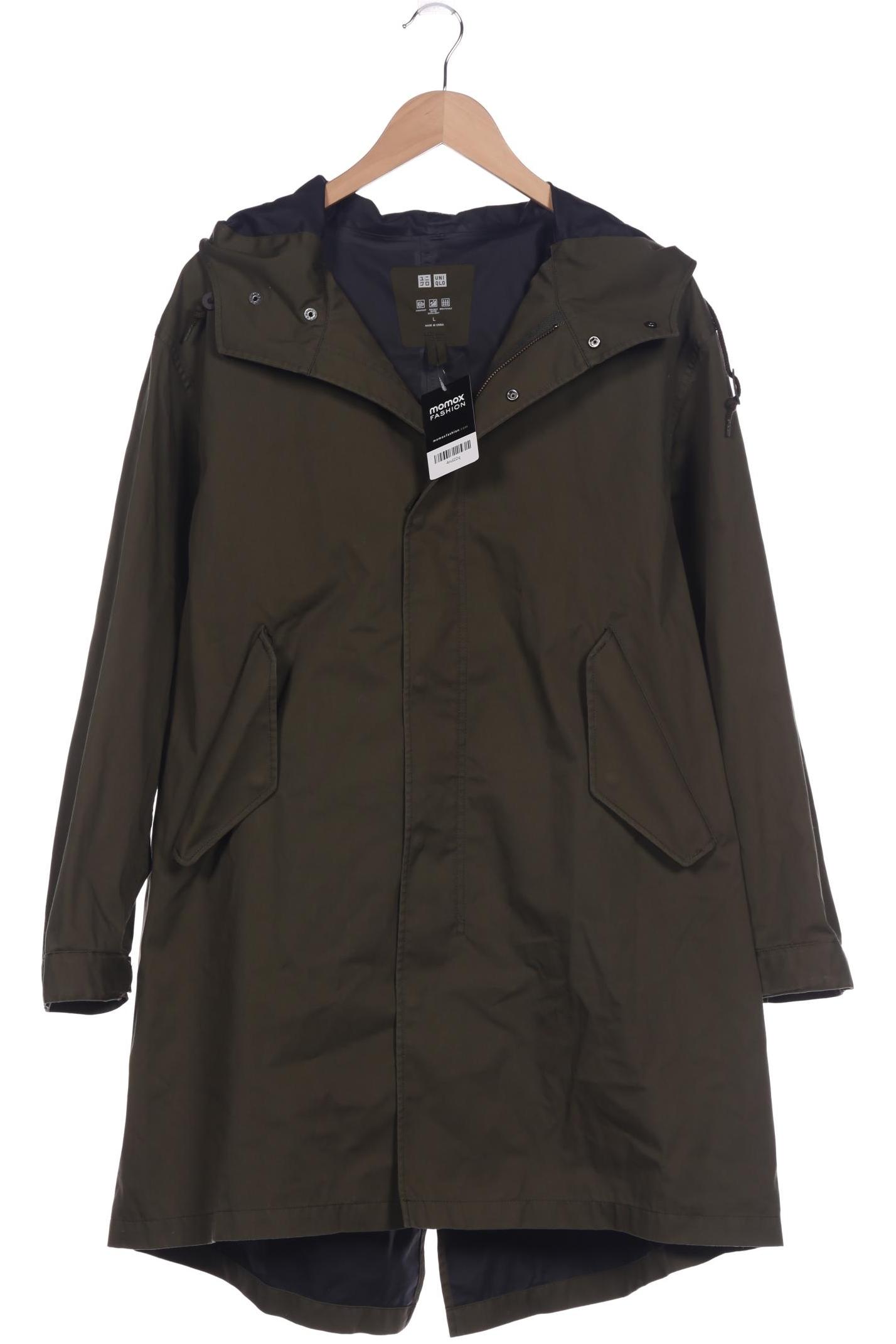 

uniqlo Damen Mantel, grün, Gr. 42