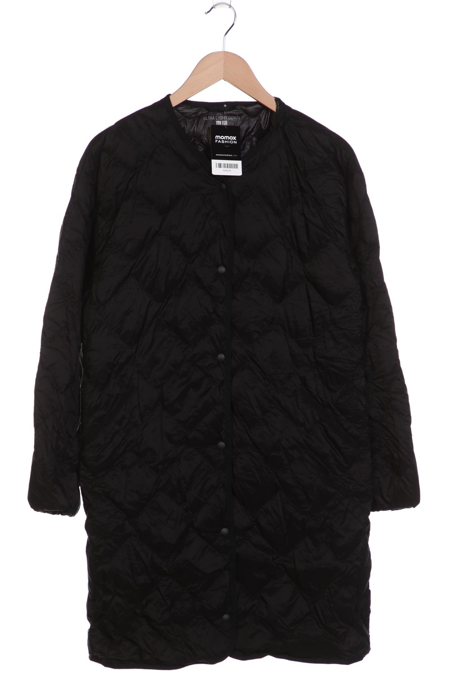 

uniqlo Damen Mantel, schwarz, Gr. 38