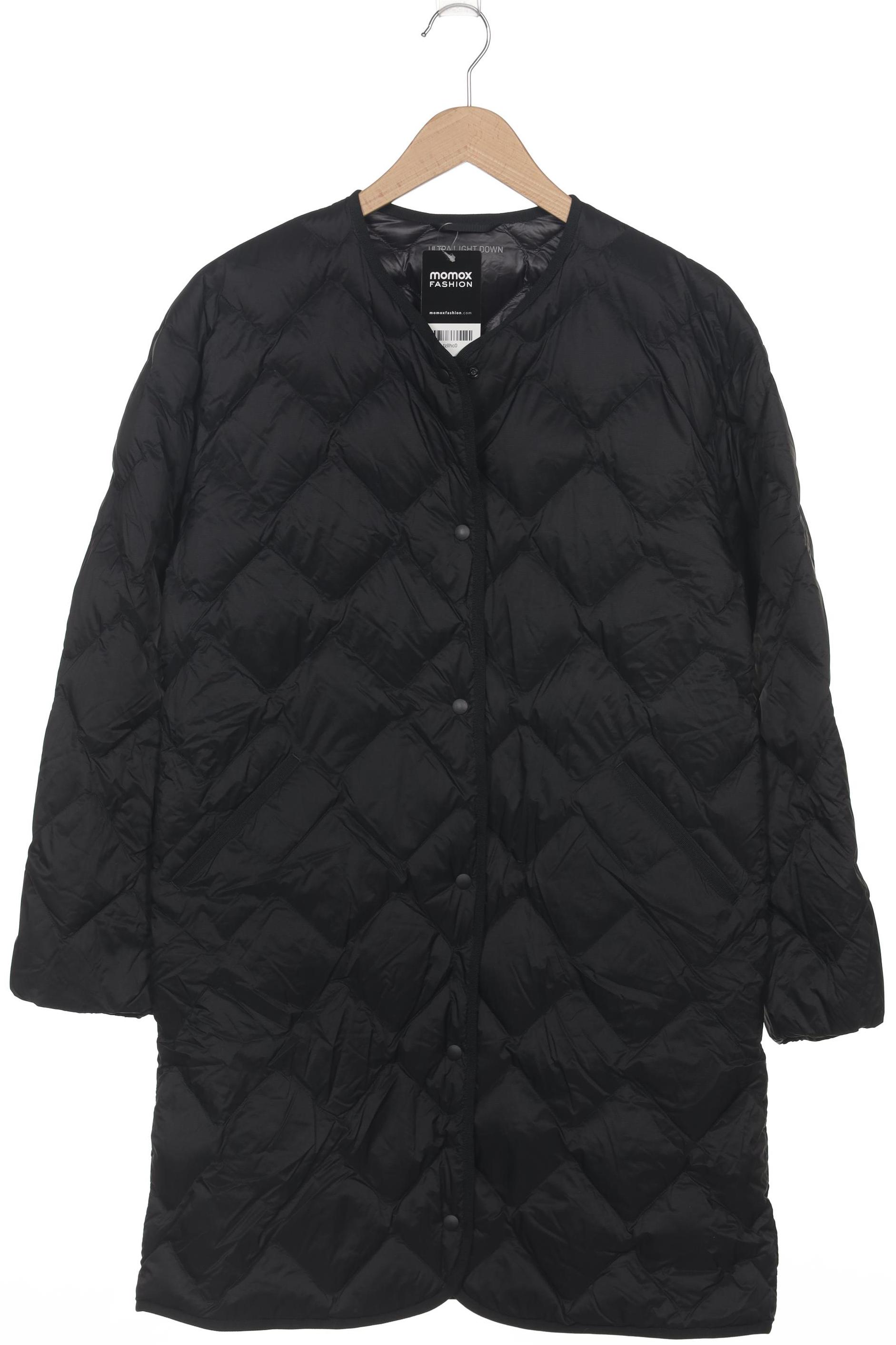 

uniqlo Damen Mantel, schwarz, Gr. 36