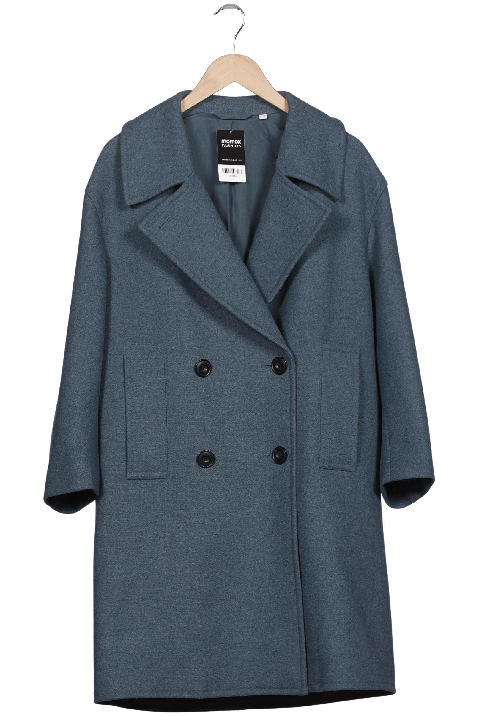 

uniqlo Damen Mantel, blau, Gr. 36