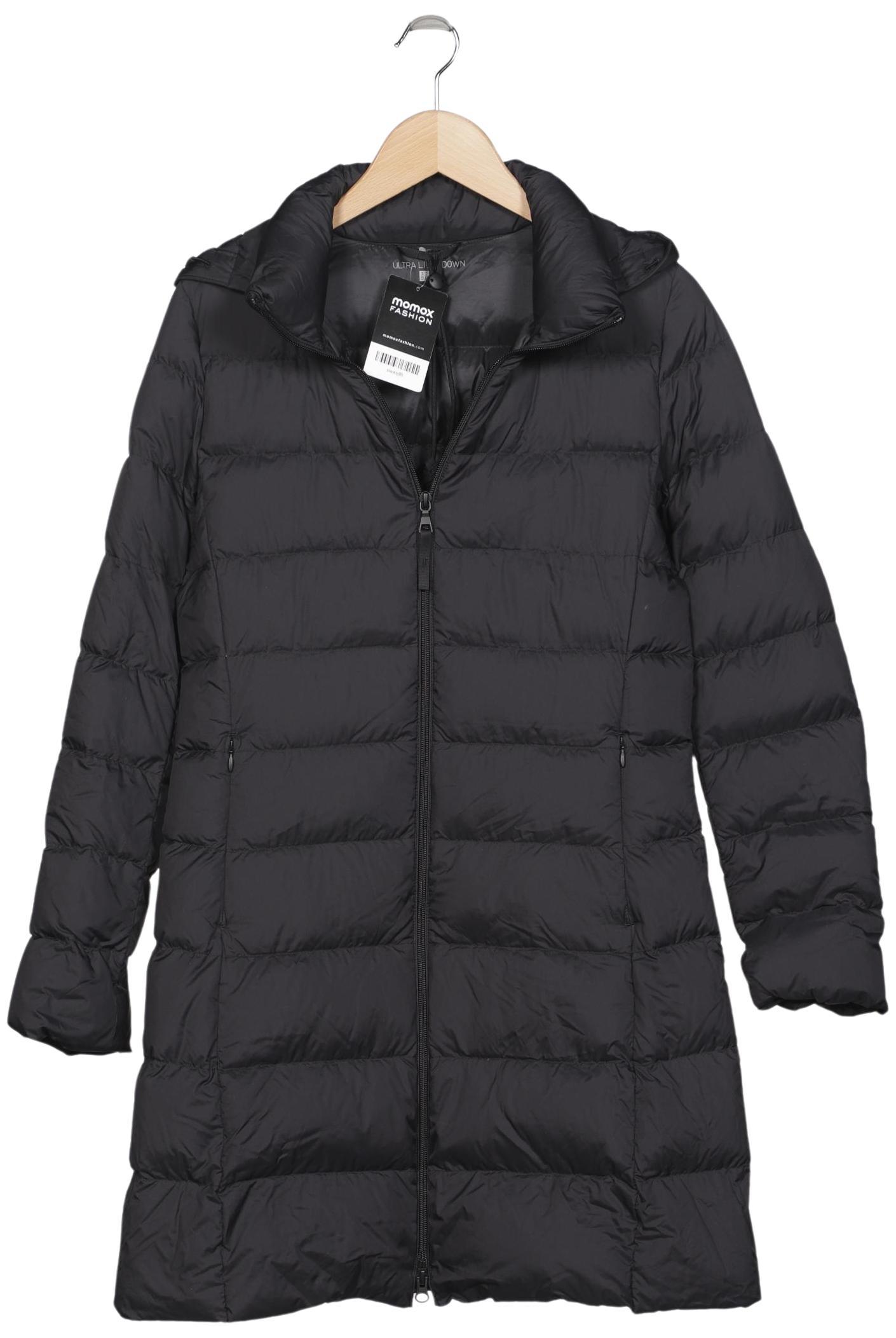 

uniqlo Damen Mantel, schwarz, Gr. 36