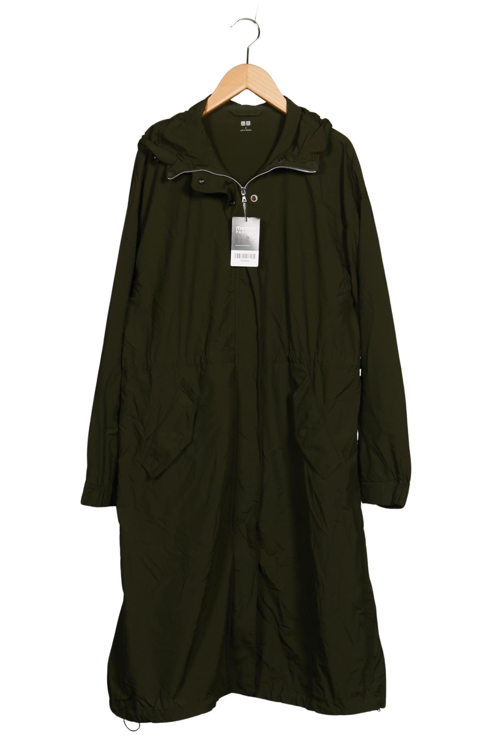 

uniqlo Damen Mantel, grün, Gr. 36
