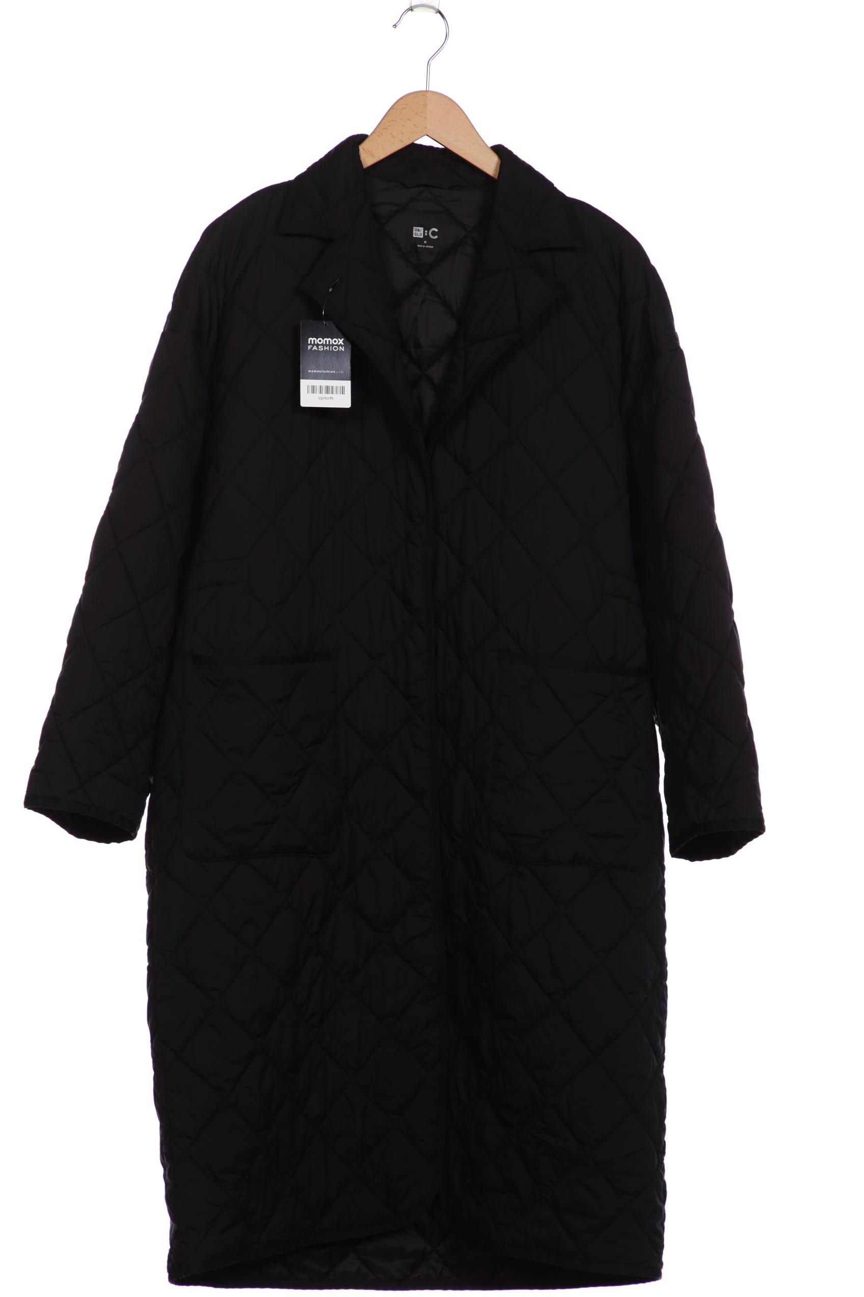 

uniqlo Damen Mantel, schwarz, Gr. 38