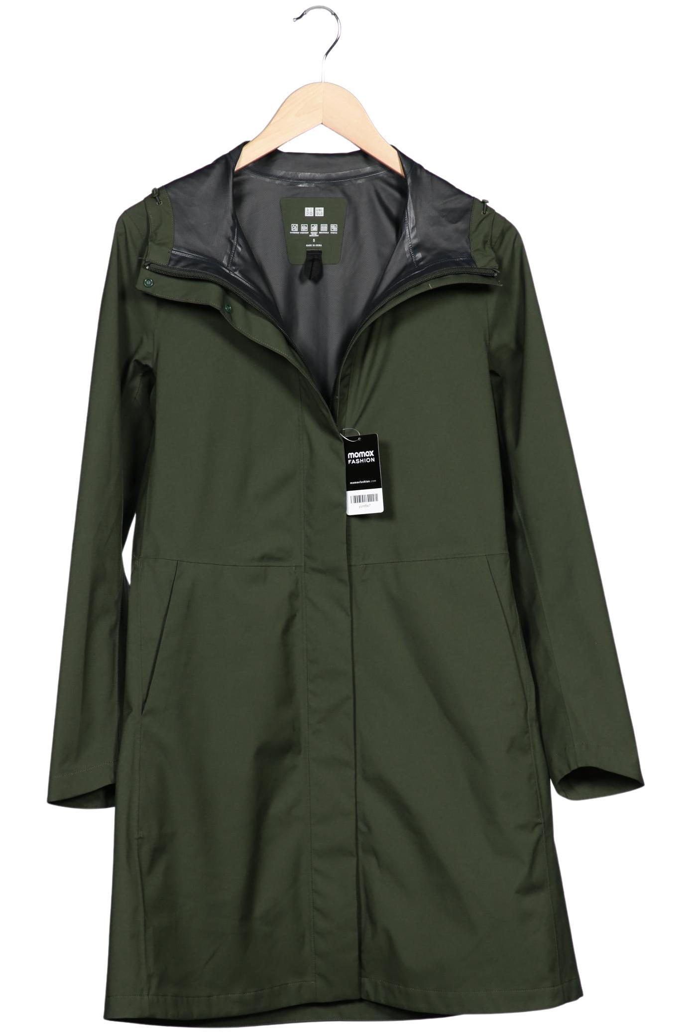 

uniqlo Damen Mantel, grün, Gr. 36