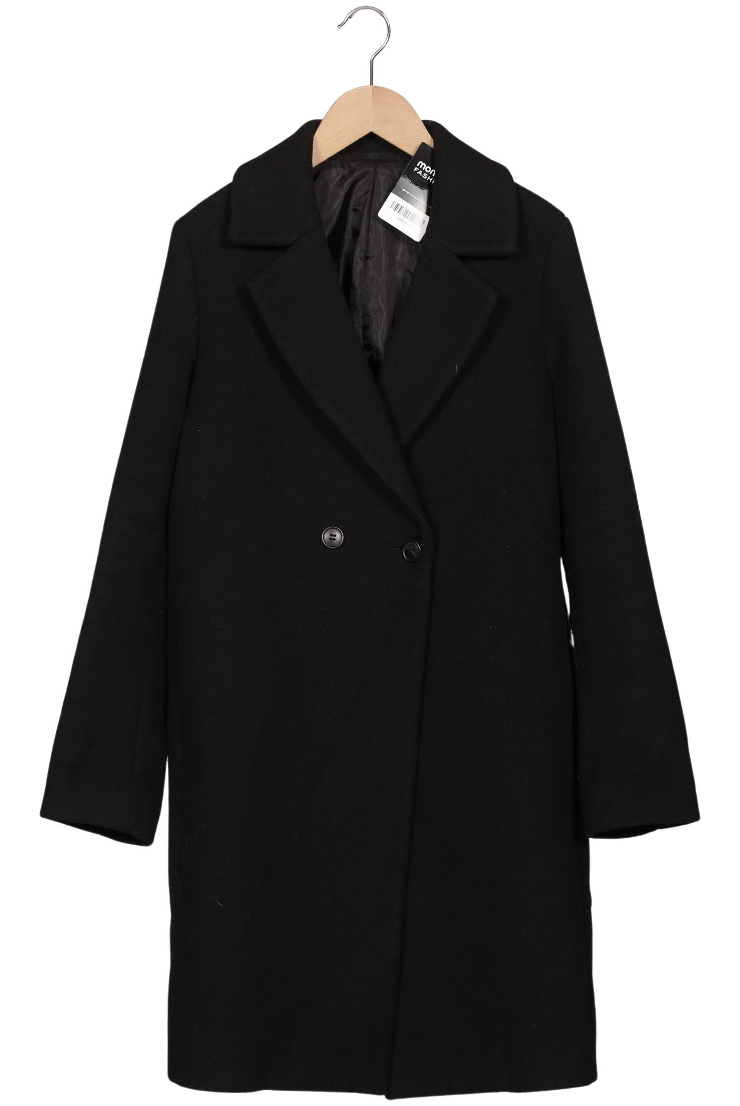 

uniqlo Damen Mantel, schwarz, Gr. 34