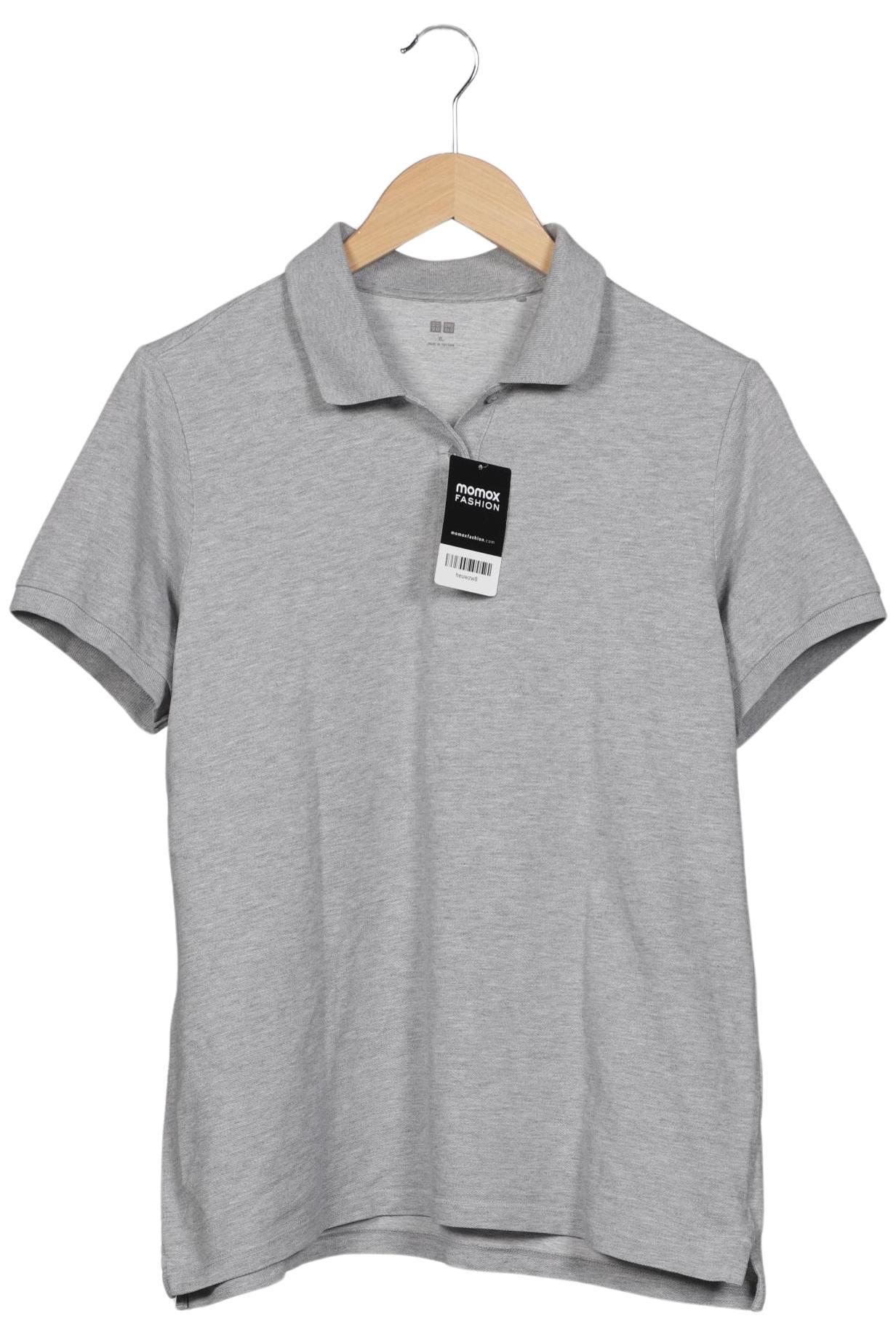 

uniqlo Damen Poloshirt, grau, Gr. 44