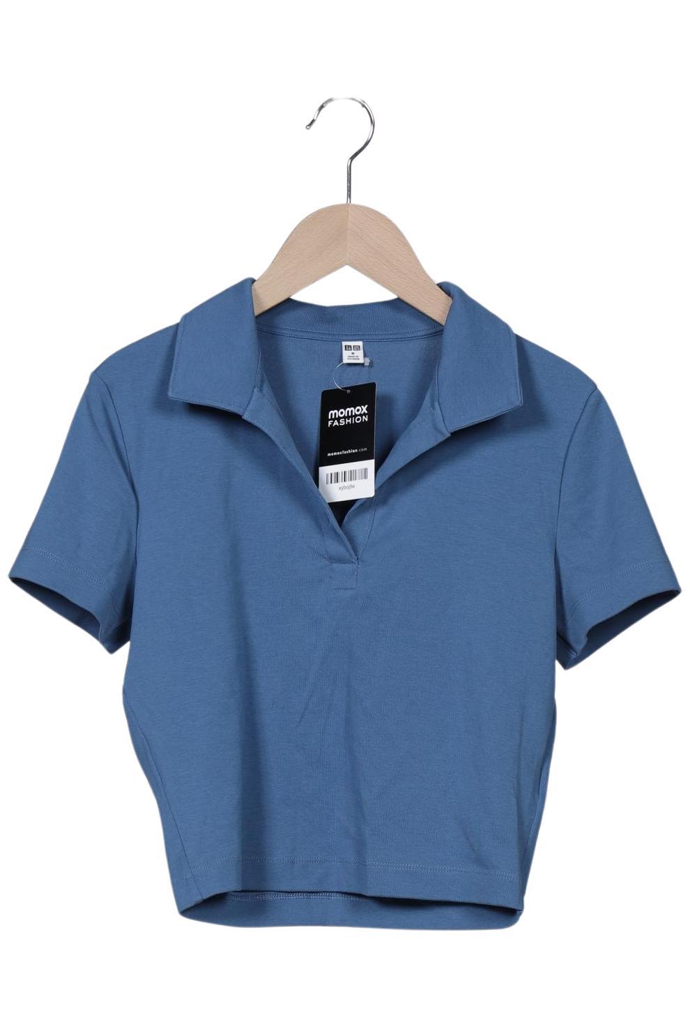 

uniqlo Damen Poloshirt, blau, Gr. 38