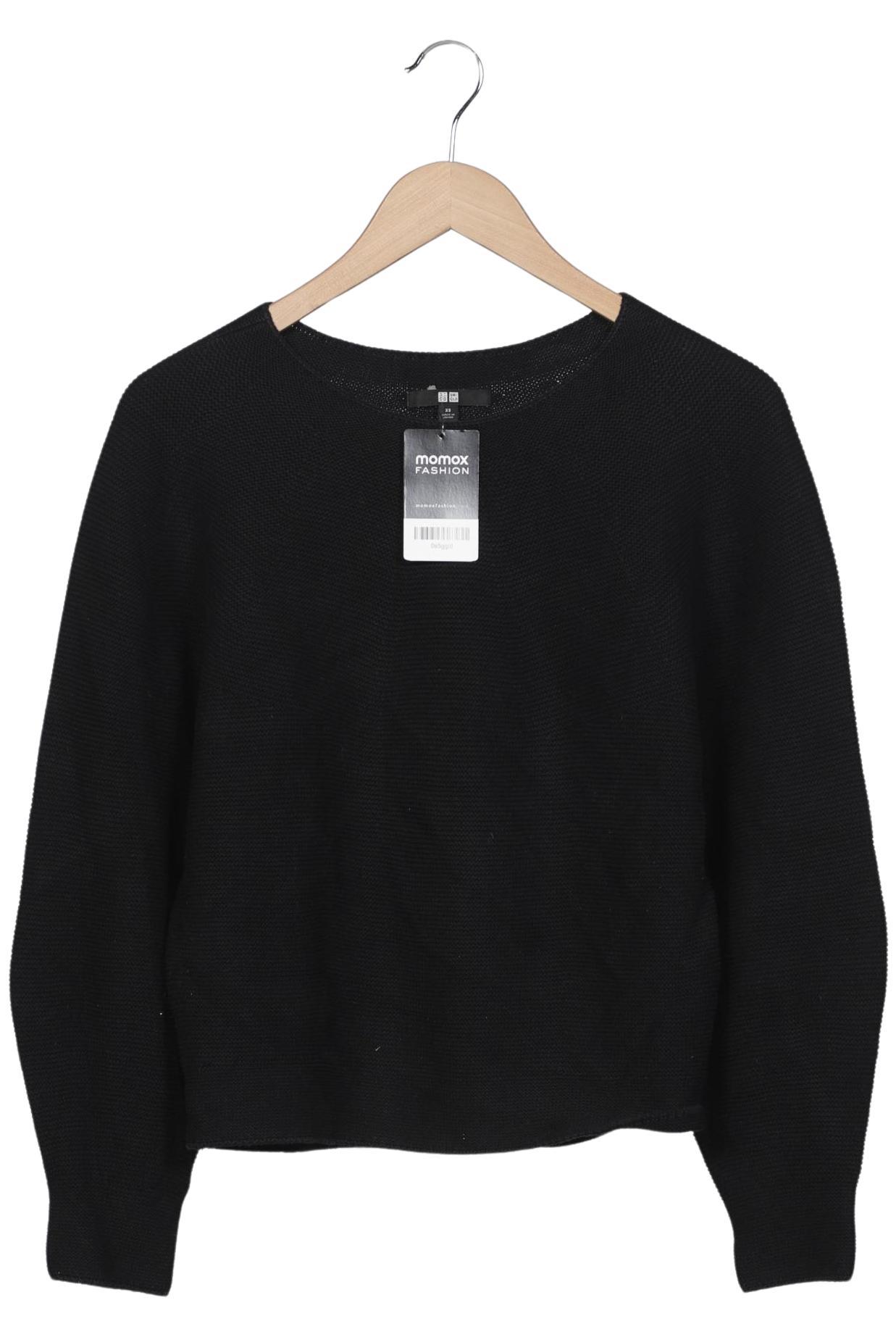 

uniqlo Damen Pullover, schwarz, Gr. 34