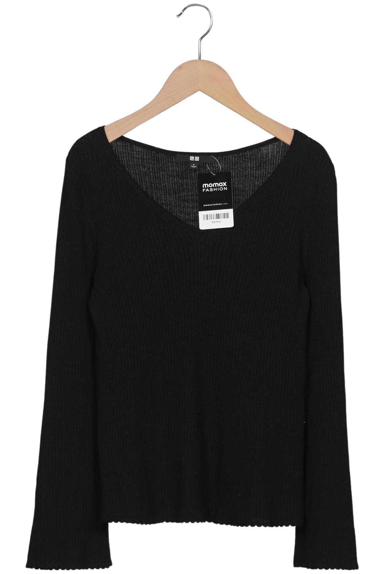 

uniqlo Damen Pullover, schwarz, Gr. 36