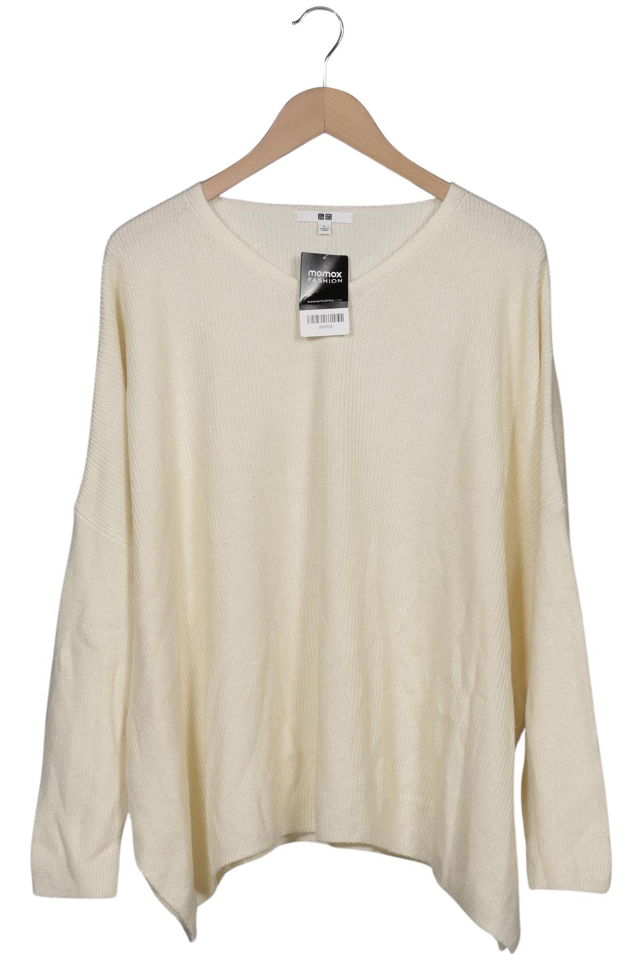 

uniqlo Damen Pullover, cremeweiß, Gr. 42