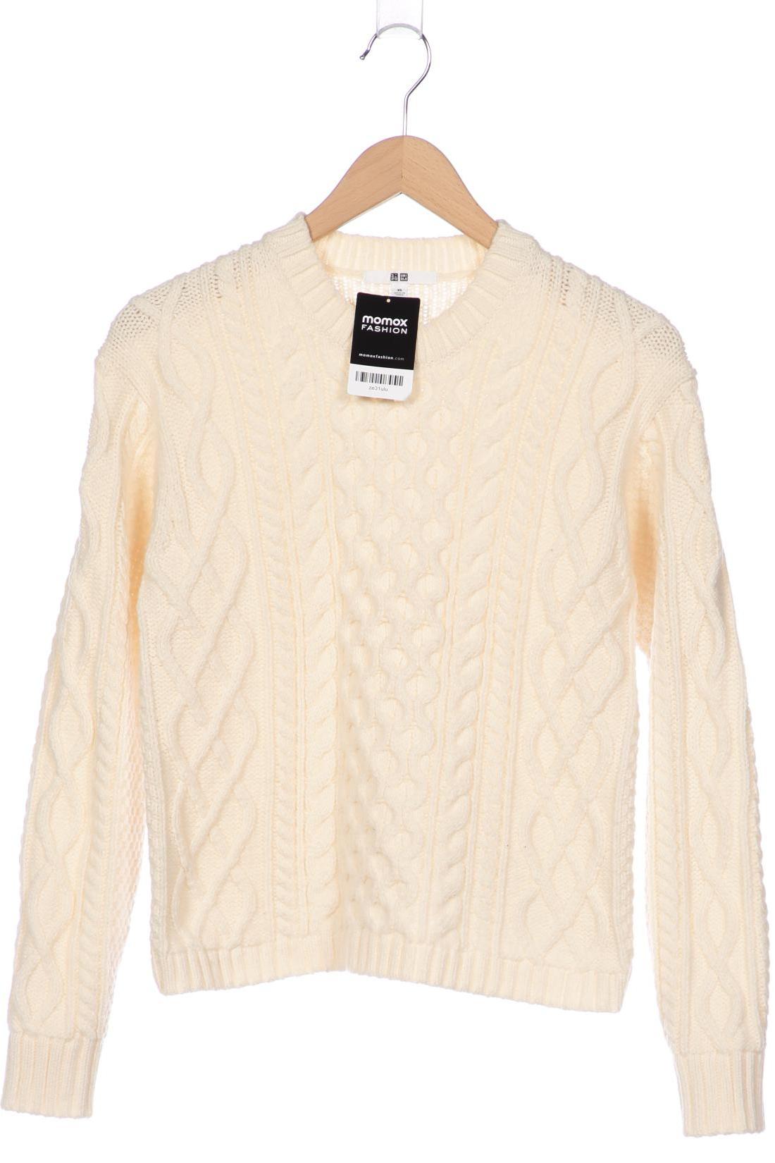 

uniqlo Damen Pullover, cremeweiß, Gr. 34