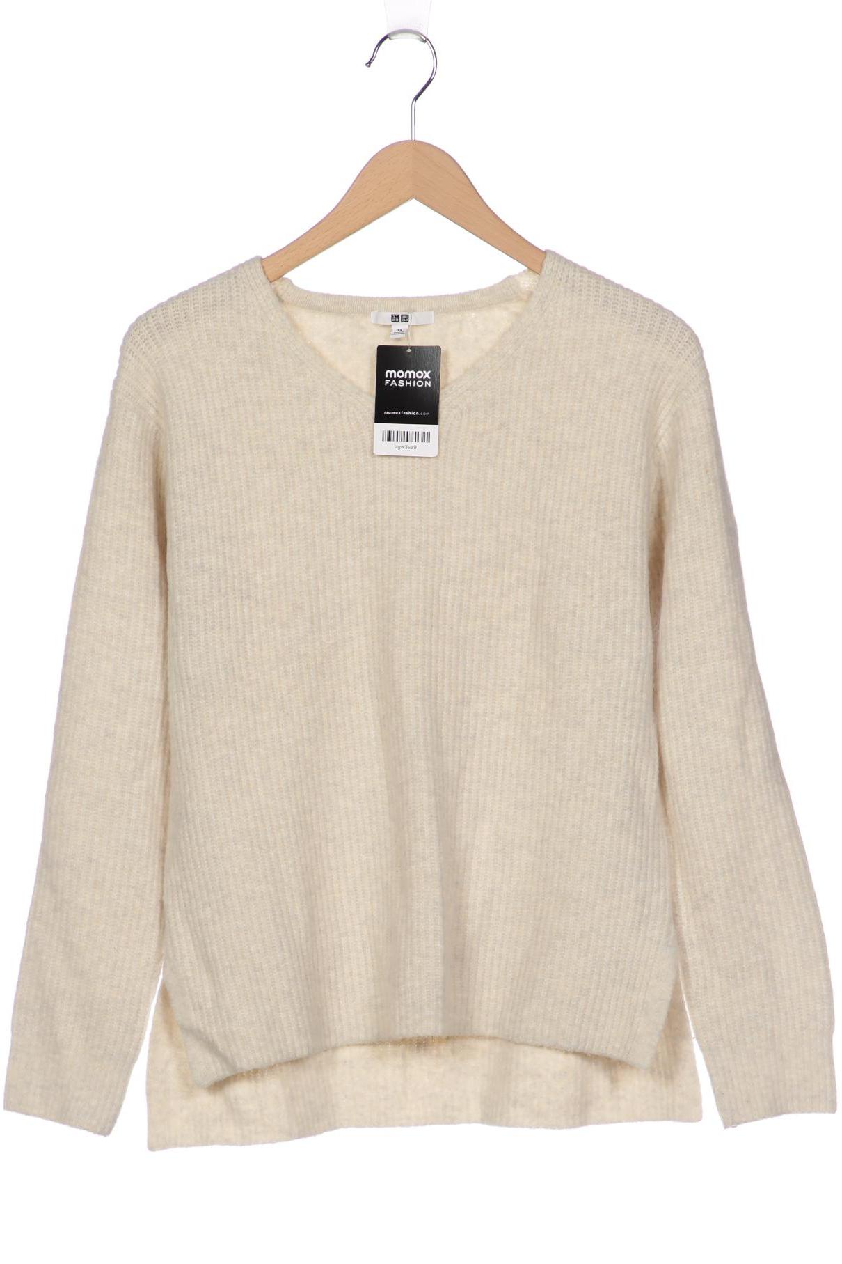 

uniqlo Damen Pullover, cremeweiß, Gr. 34