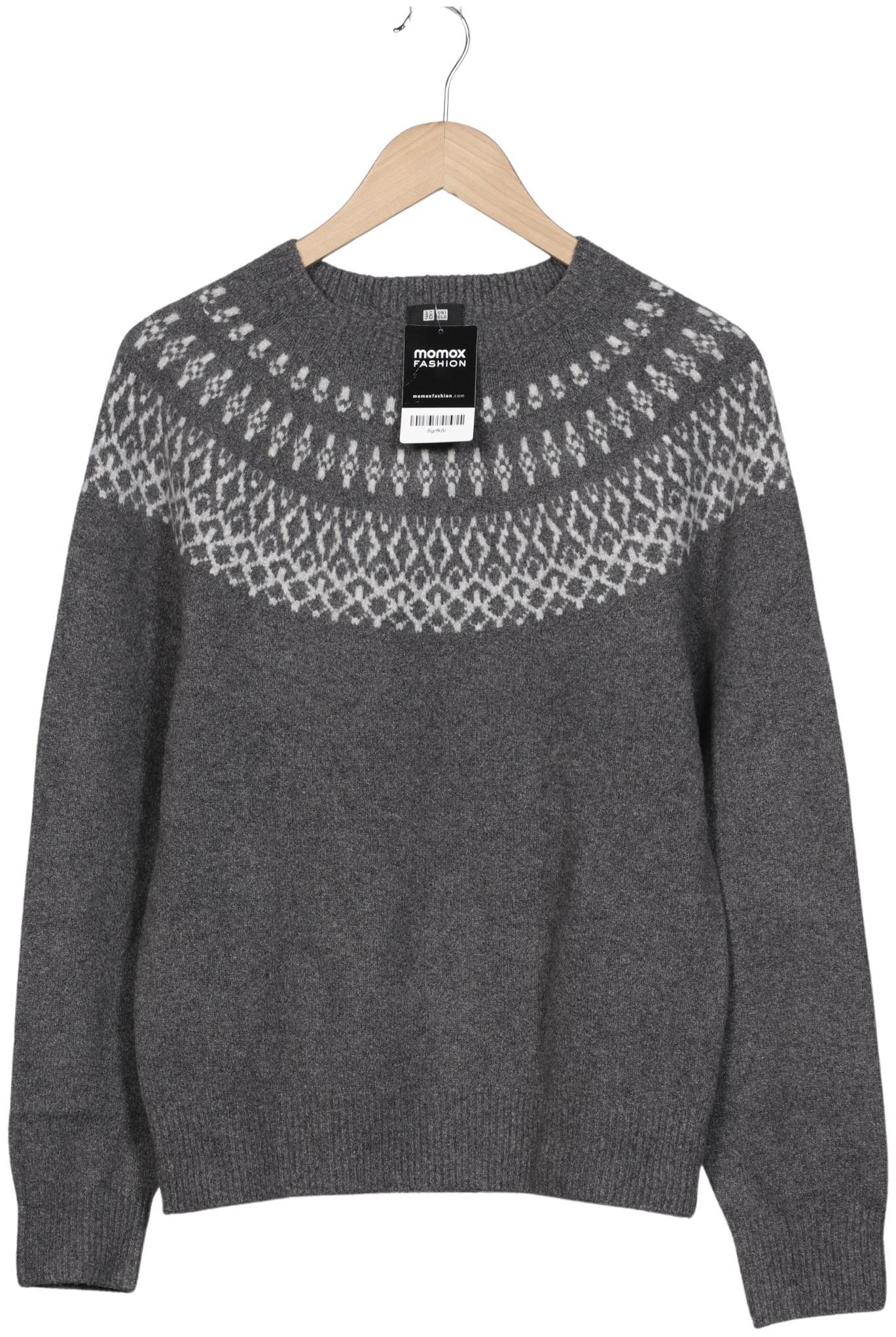 

uniqlo Damen Pullover, grau, Gr. 34