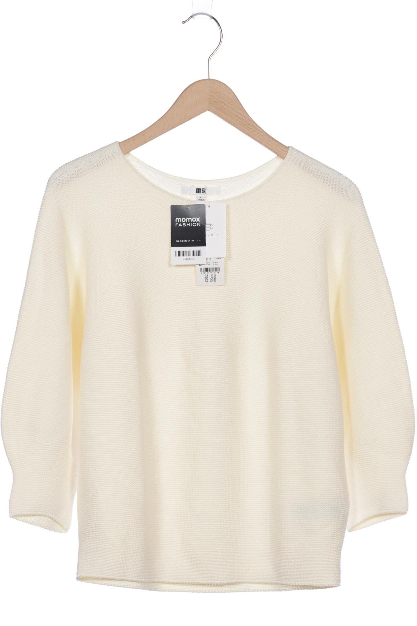 

uniqlo Damen Pullover, cremeweiß, Gr. 42
