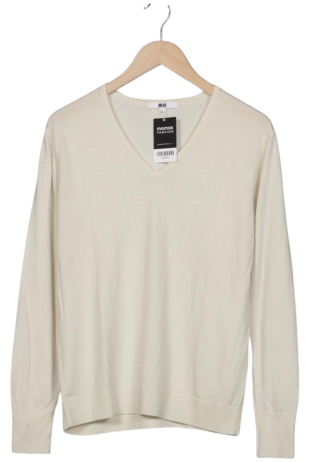 

uniqlo Damen Pullover, cremeweiß, Gr. 42