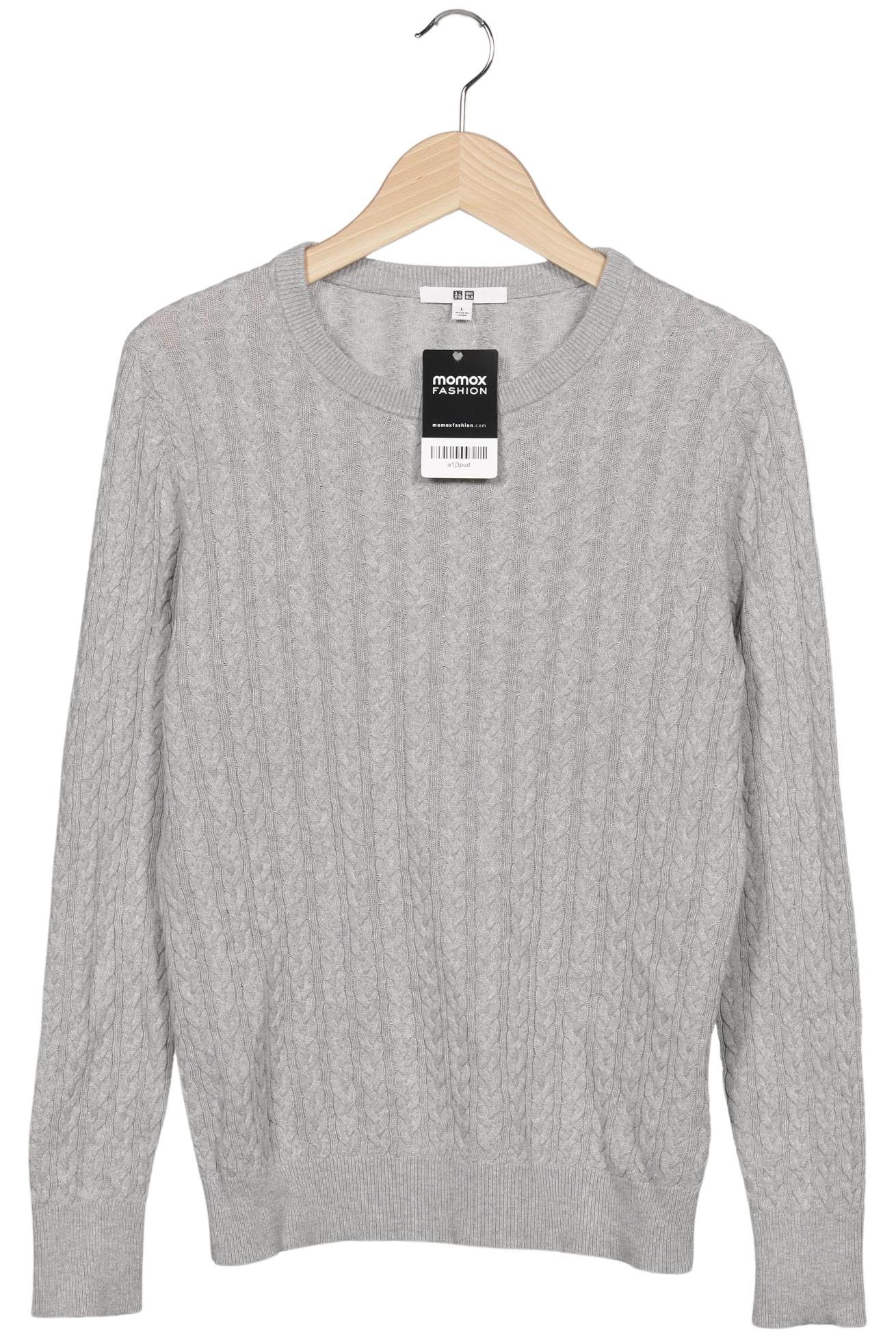

uniqlo Damen Pullover, grau, Gr. 42