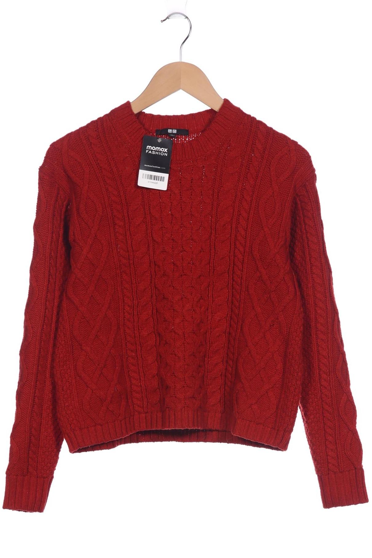 

uniqlo Damen Pullover, rot, Gr. 34