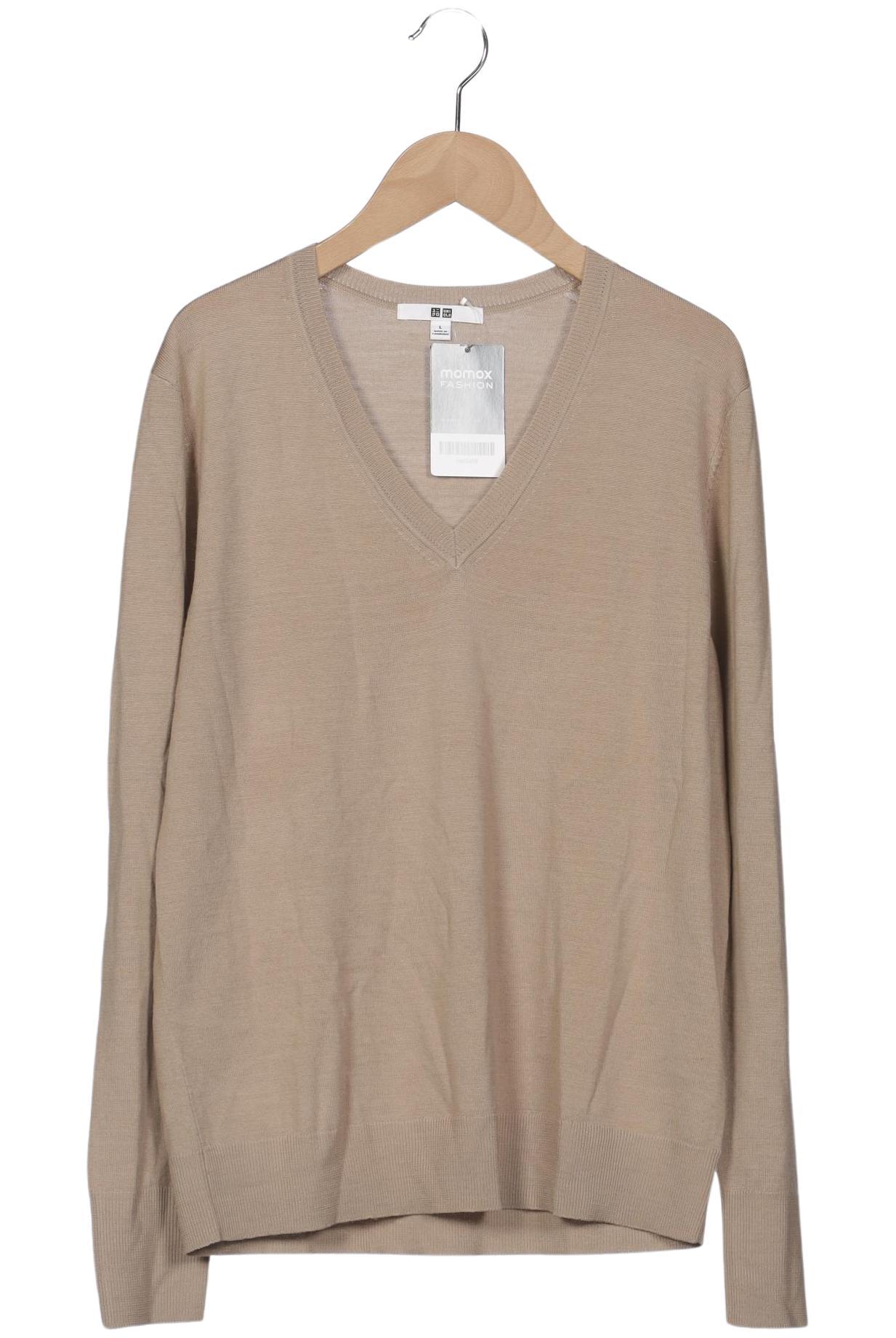 

uniqlo Damen Pullover, beige, Gr. 42