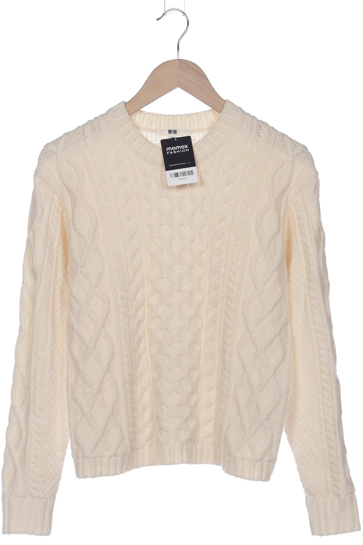

uniqlo Damen Pullover, cremeweiß, Gr. 34