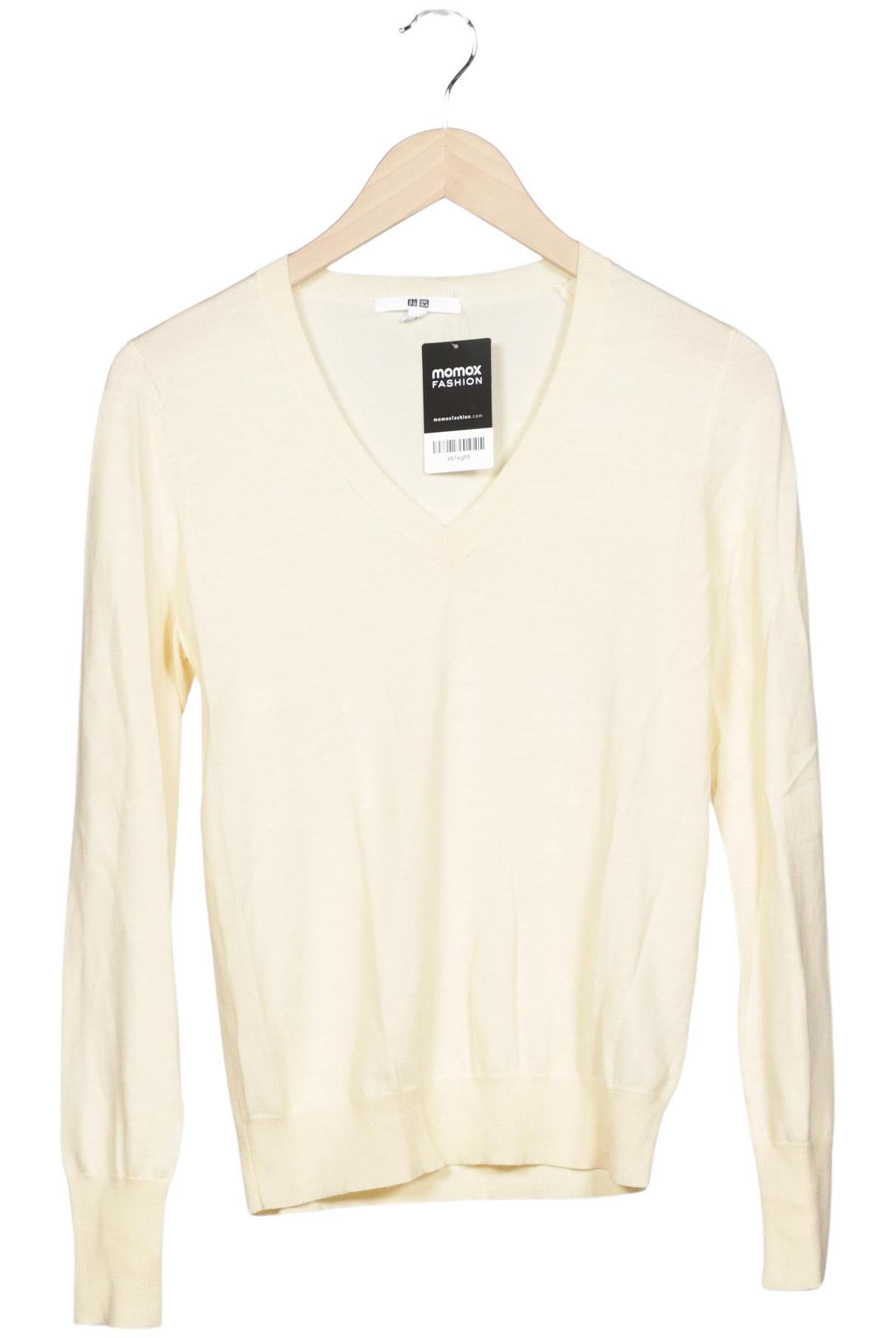 

uniqlo Damen Pullover, cremeweiß, Gr. 36