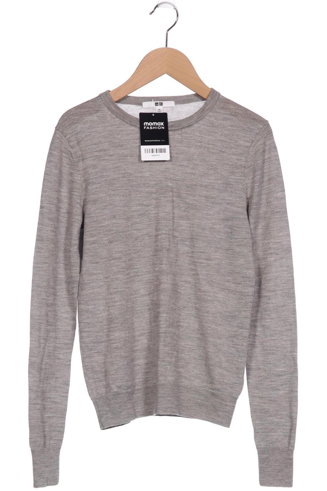 

uniqlo Damen Pullover, grau, Gr. 34