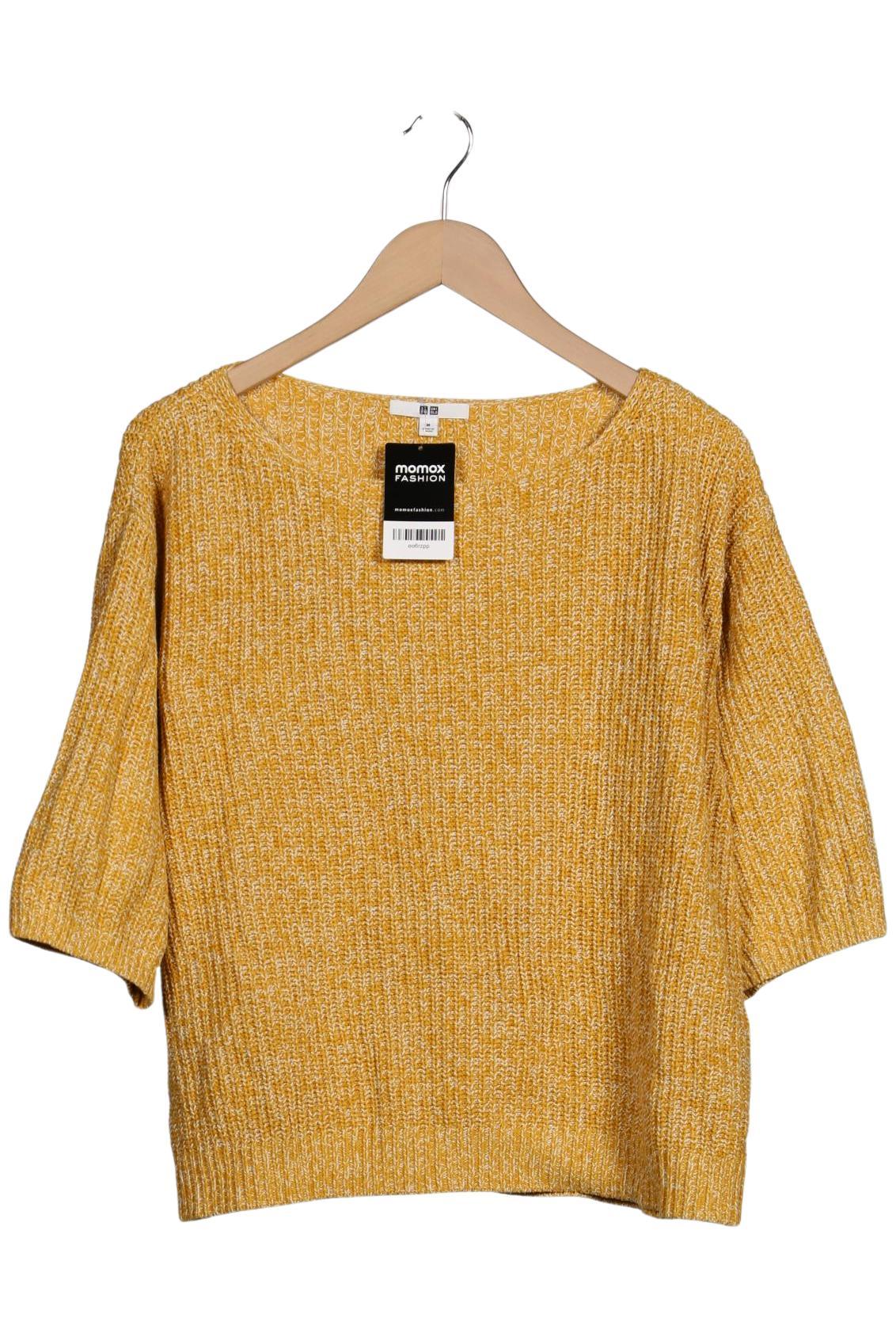 

uniqlo Damen Pullover, gelb, Gr. 38