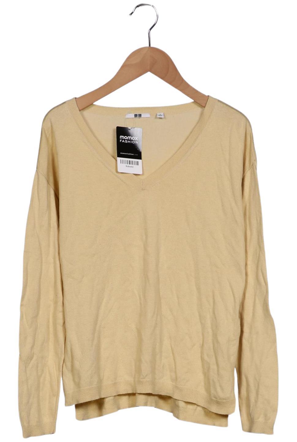 

uniqlo Damen Pullover, gelb, Gr. 38