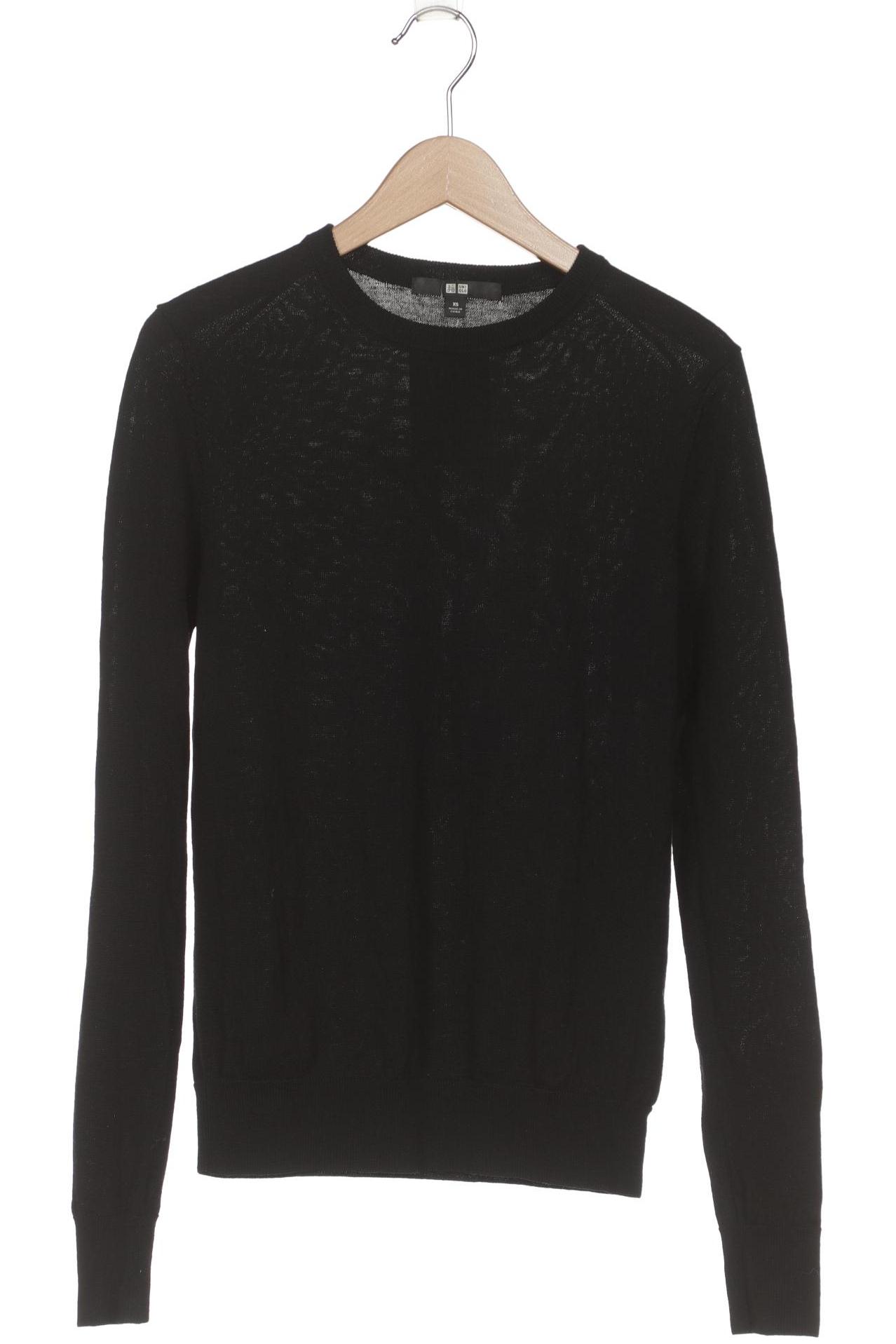 

uniqlo Damen Pullover, schwarz, Gr. 34