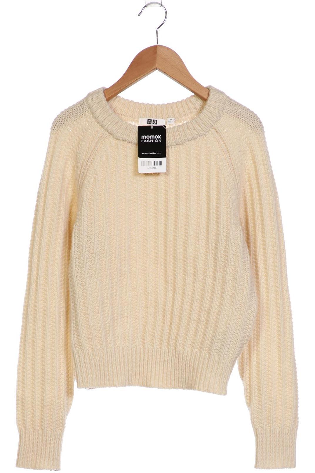 

uniqlo Damen Pullover, cremeweiß, Gr. 34