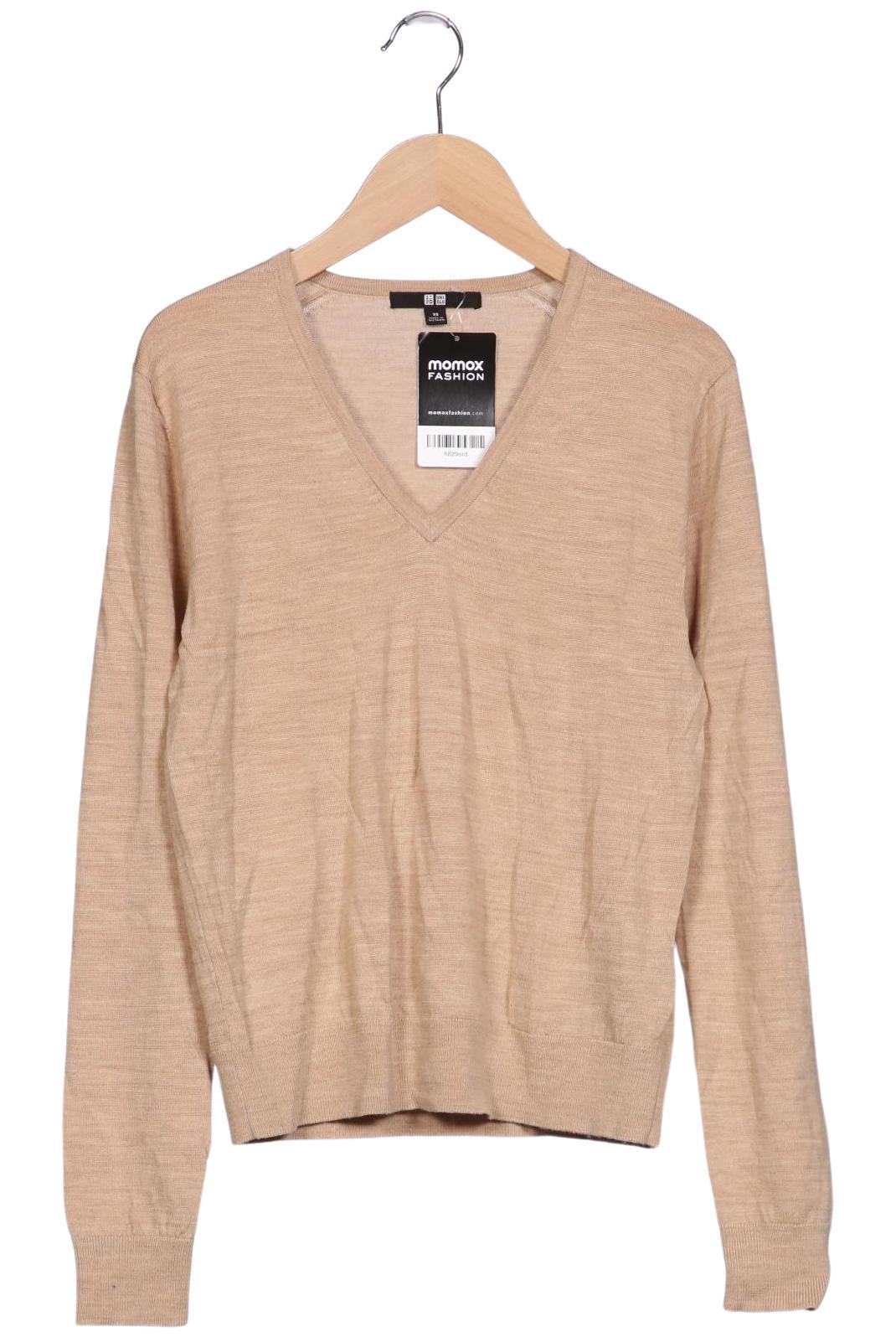 

uniqlo Damen Pullover, beige, Gr. 34